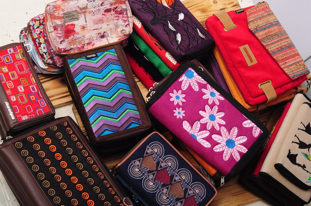 Wallet,Clutch katha stitch Ladies Wallet, designer ladies wallet