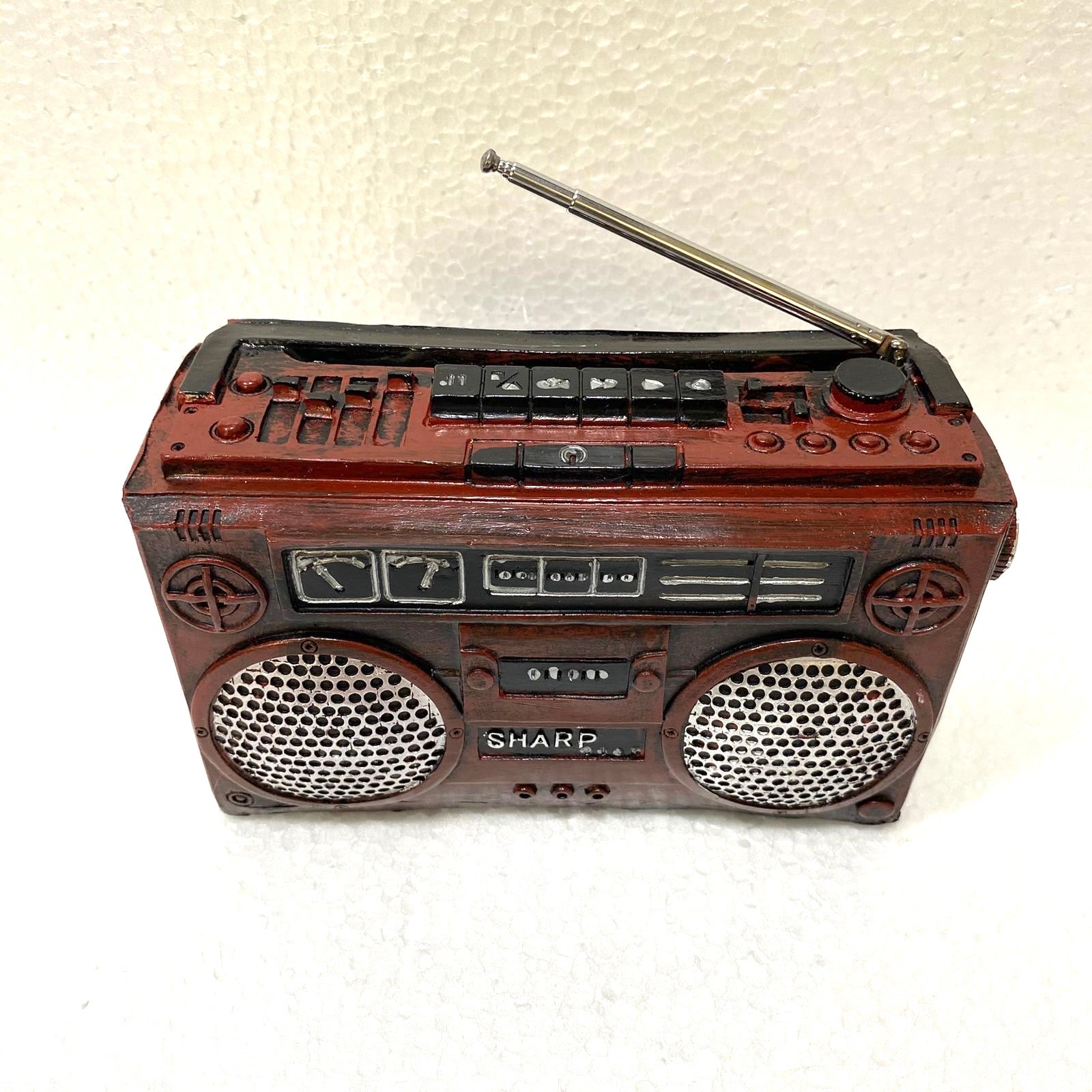 Vintage Replica Of Radio Telephone Sewing Machine Hand Crafted By Tamrapatra