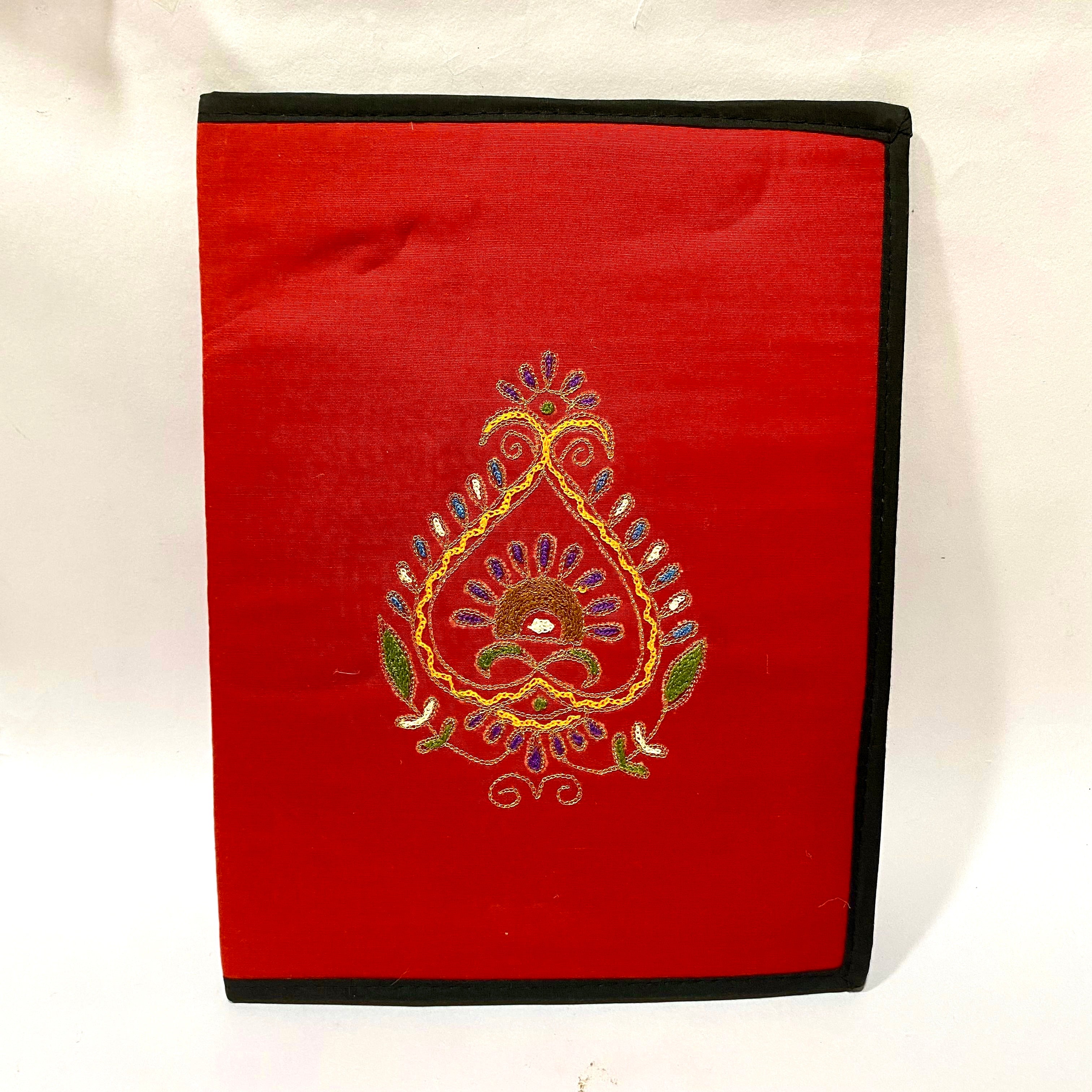 Embroidery Handmade Files To Store Documents Ethnic Collection By Tamrapatra