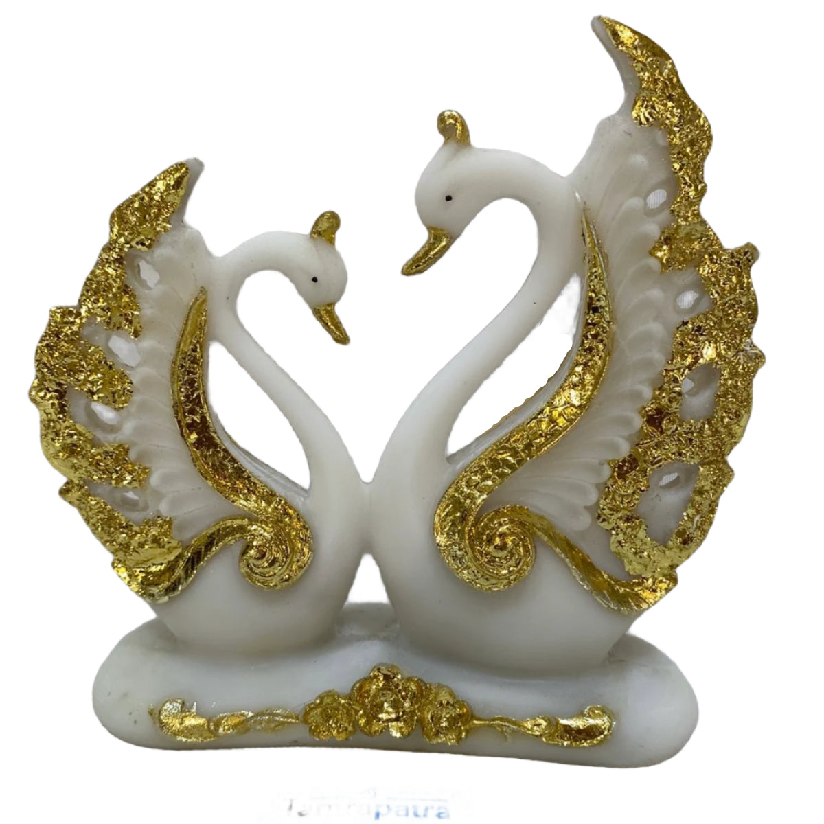 Love Birds Swan Pair Resin Art Home Decor Showpiece New Models By Tamrapatra