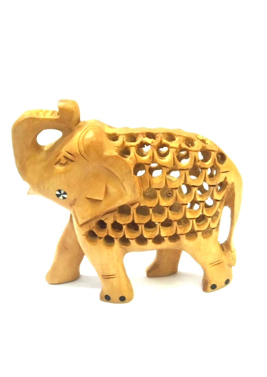 Elephant Carving In 5 Size Handcrafted By Local Artisans Souvenir By Tamrapatra