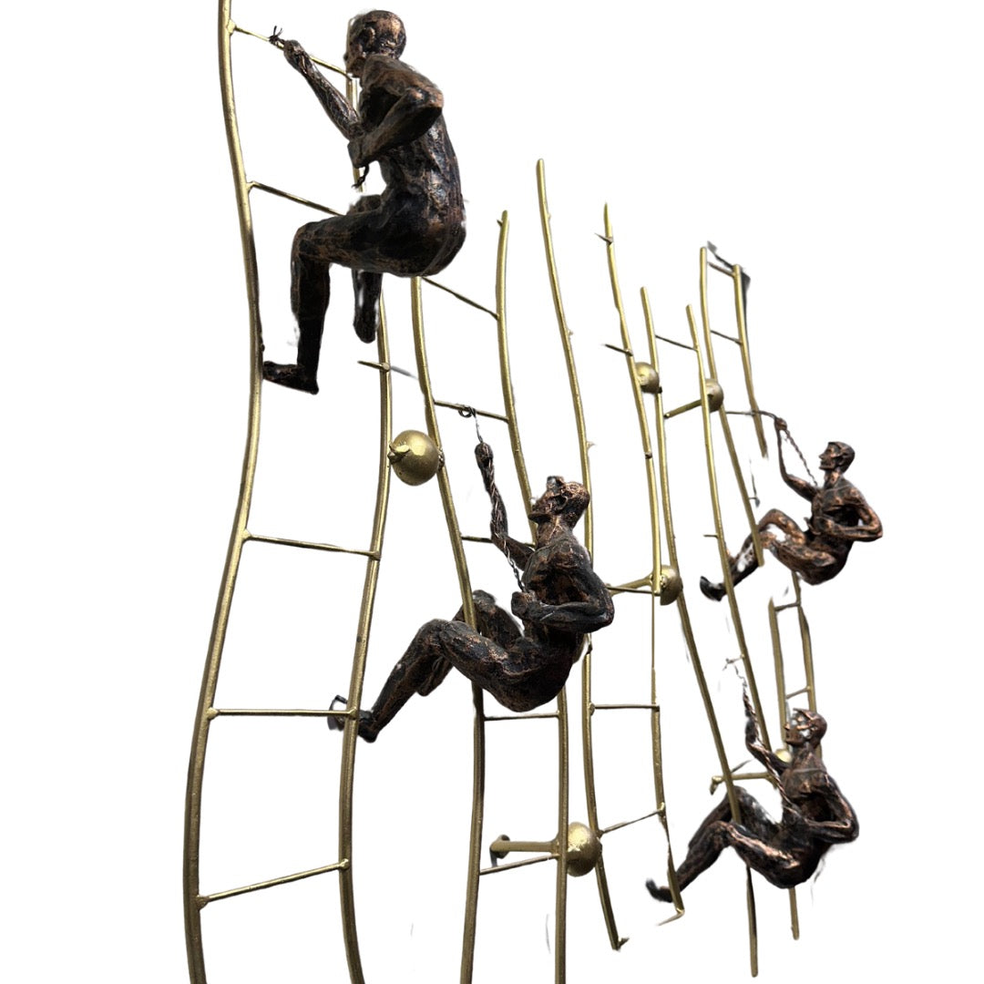 Climbing Man Wall Art Unique Décor Exclusive Modern Lifestyle By Tamrapatra
