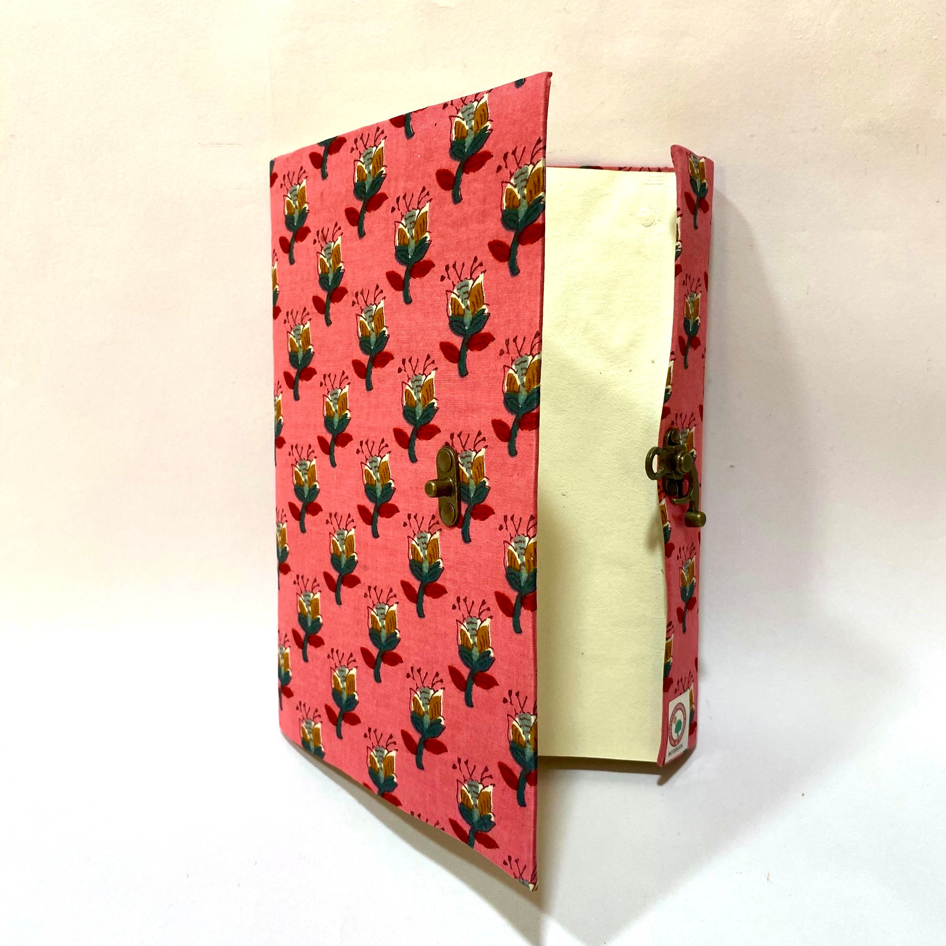 Vibrant Shades Diary Floral Theme Lock Stationery Gifts Size XL By Tamrapatra
