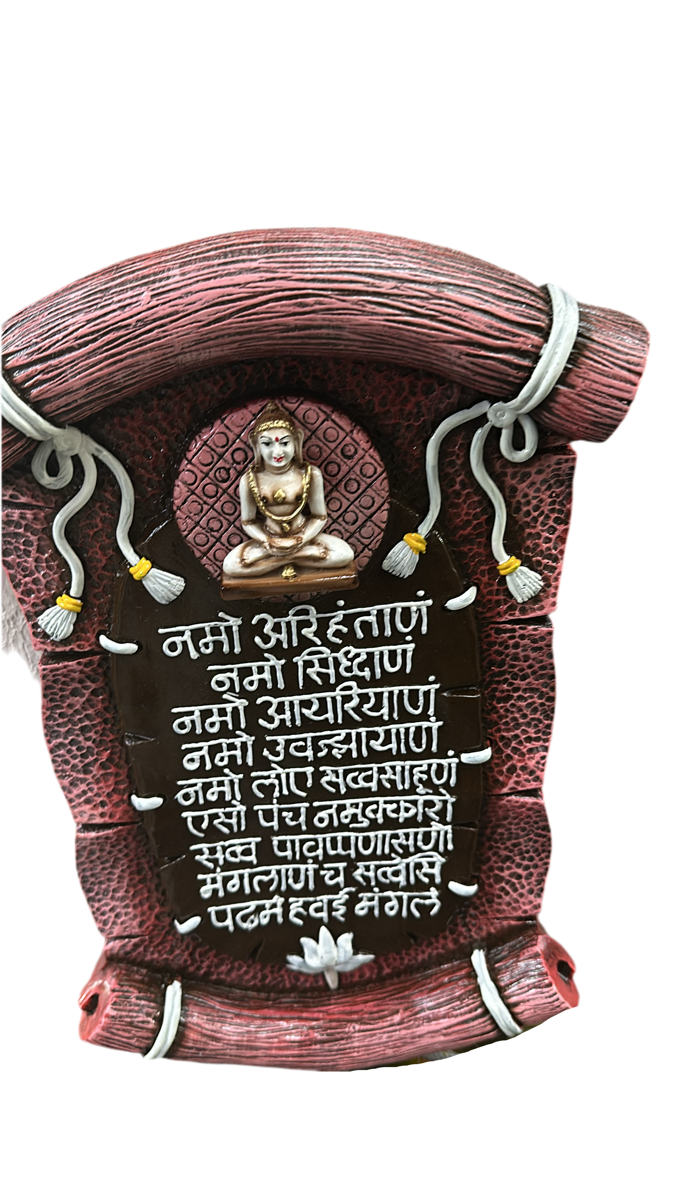 Exclusive Colorful Resin Art Wall Hanging Navkar Mantra Jain Gifts Now At Tamrapatra