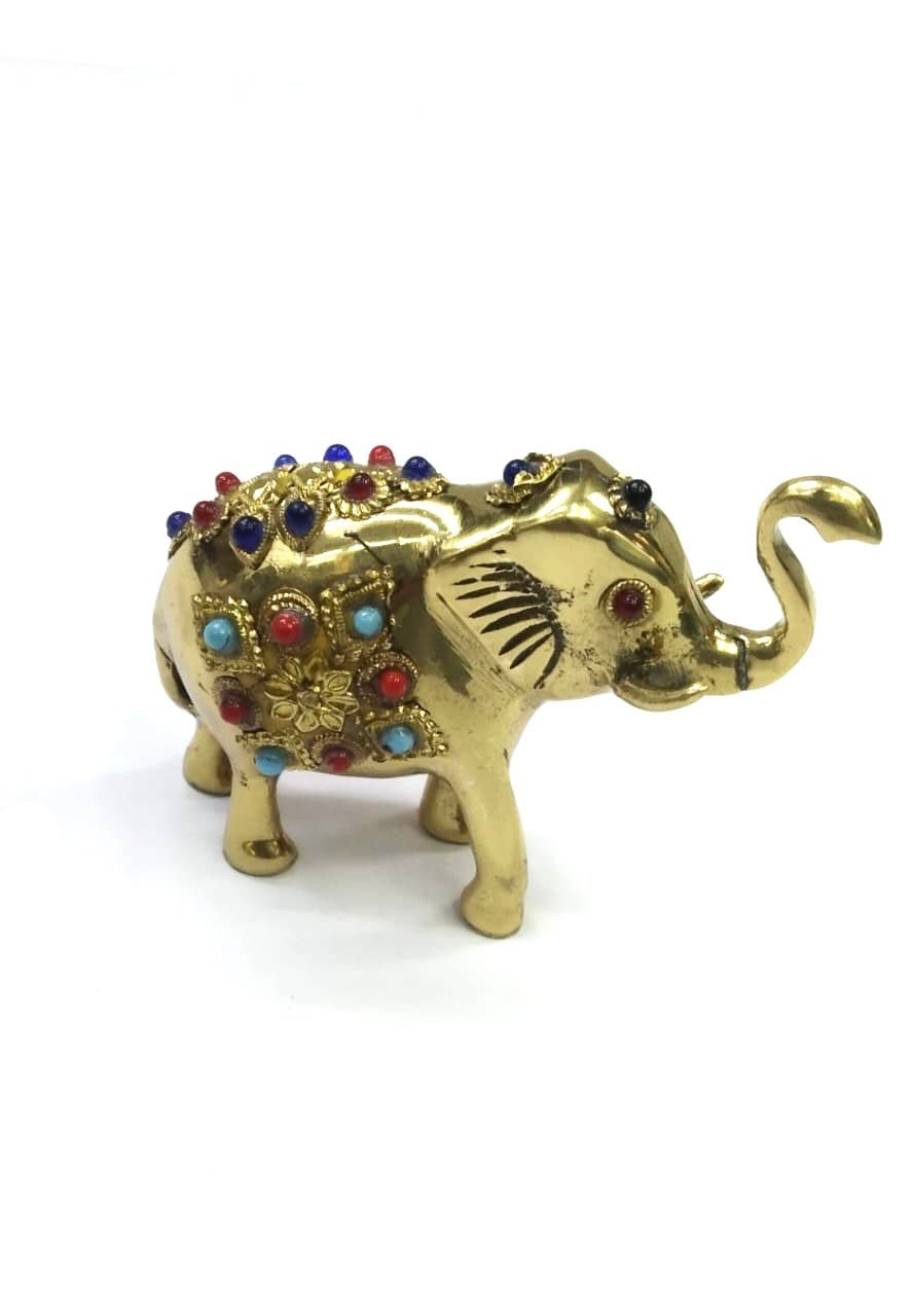 Elephant Brass Animal Collectible Mighty Lovely Gifts Handcrafted By Tamrapatra