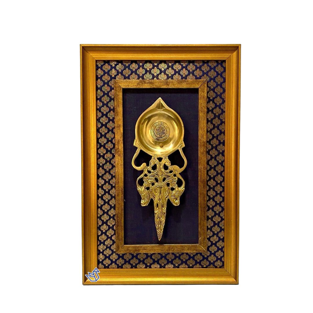 Handcrafted Brass Spoon Diya In Dazzling Frame Styled & Finish From Tamrapatra