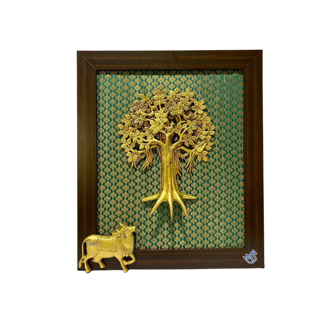 Luxurious Frames With Brass Tree & Cow Handcrafted Range From Tamrapatra