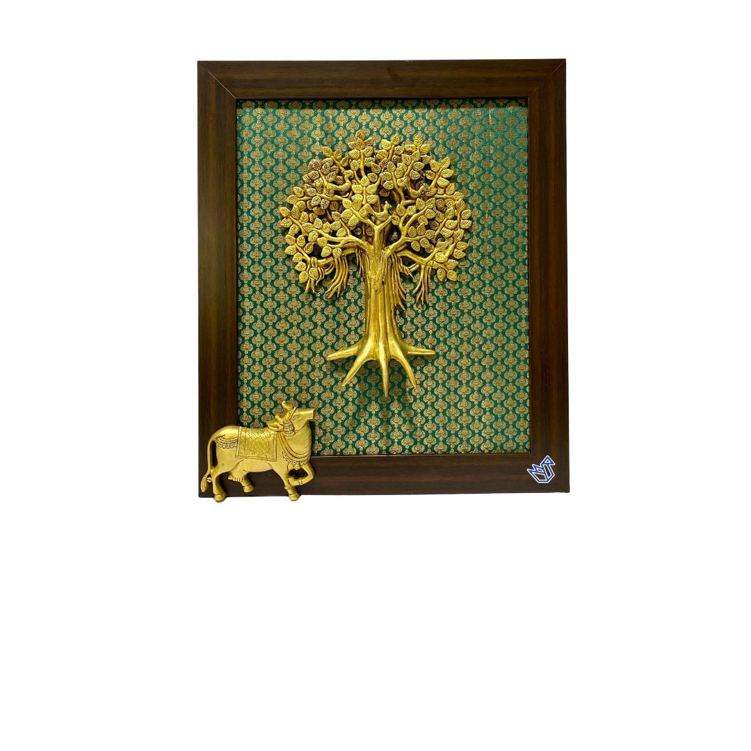 Luxurious Frames With Brass Tree & Cow Handcrafted Range From Tamrapatra