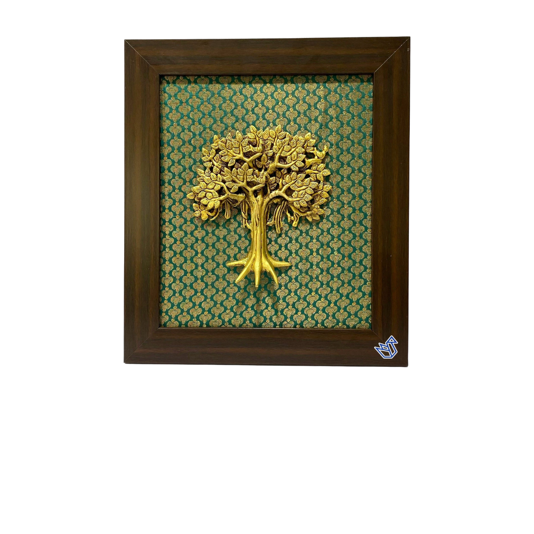 Brass Tree Frame Wall Art Office Home Decor Premium Collection By Tamrapatra