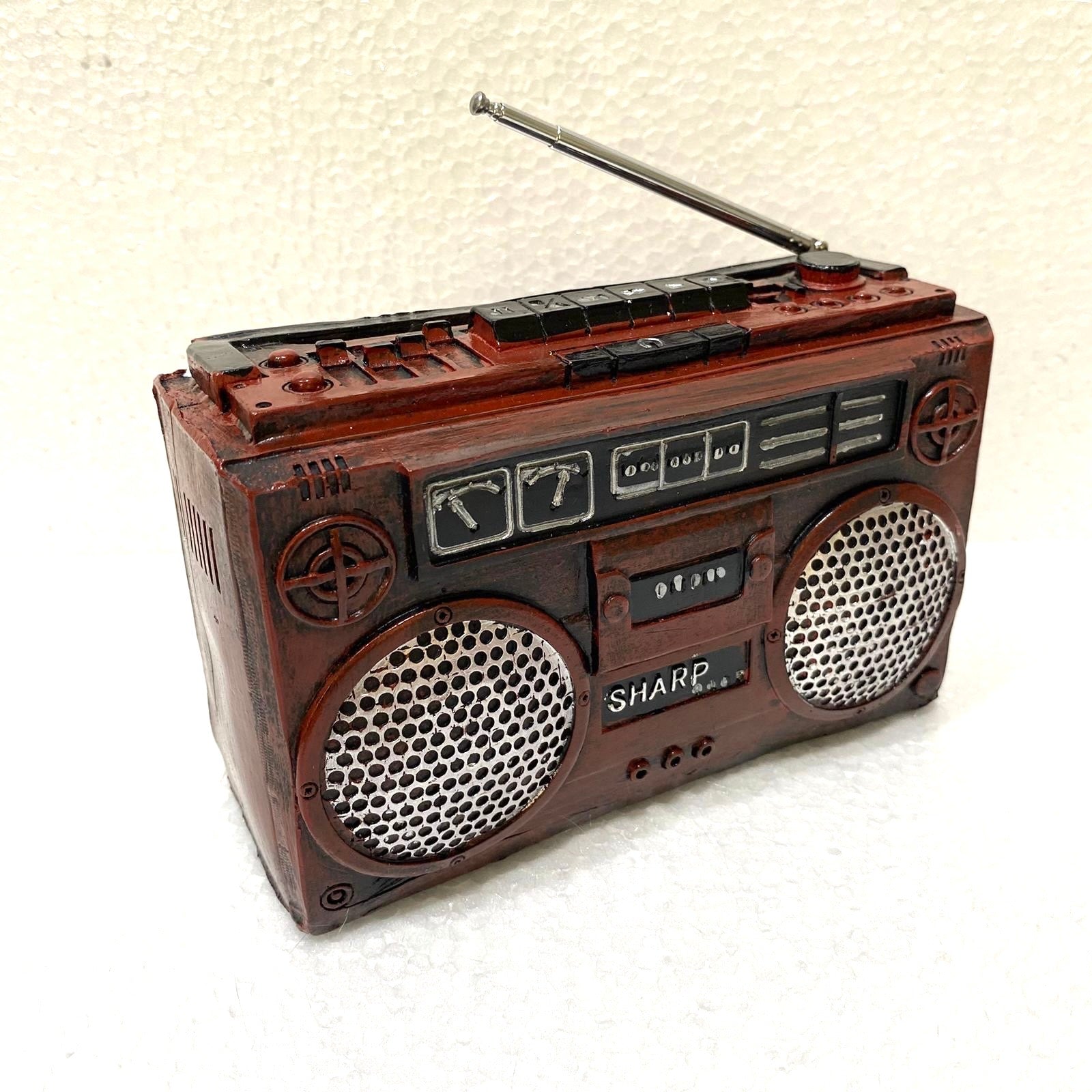 Vintage Replica Of Radio Telephone Sewing Machine Hand Crafted By Tamrapatra