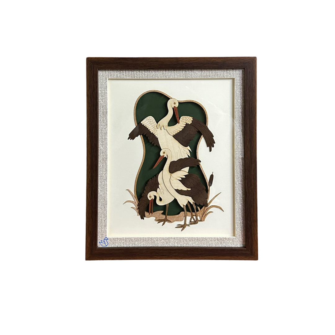 Classic Wooden Frame Depicts Birds Concept Wall Hangings Now At Tamrapatra