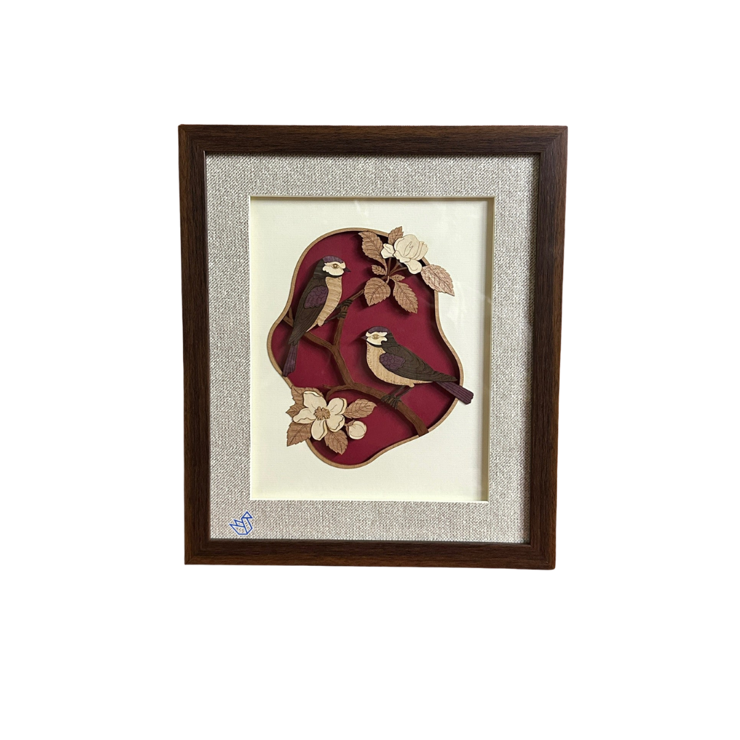 Classic Wooden Frame Depicts Birds Concept Wall Hangings Now At Tamrapatra