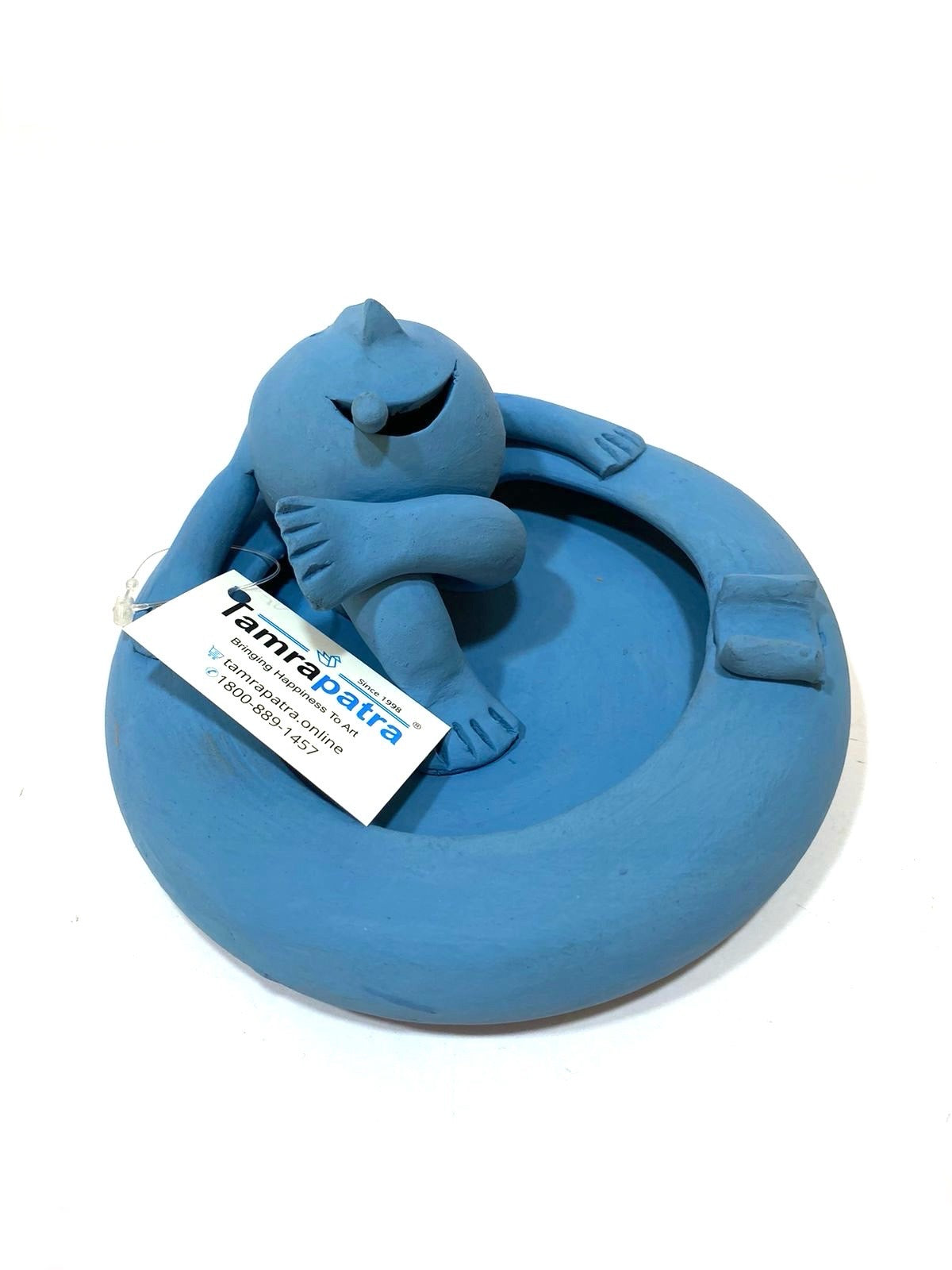 Clay Man Figures In Bath Pool Noteworthy Light Shades Handmade Only At Tamrapatra - Tamrapatra