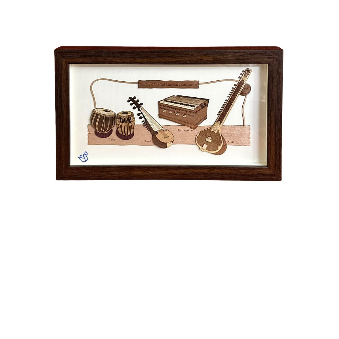 Indian Musical Instruments Classical Theme Exclusive Collection From Tamrapatra