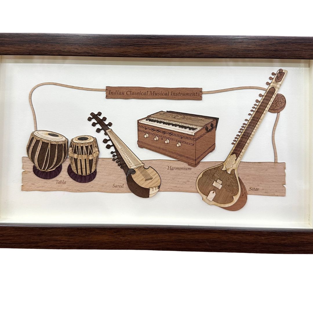 Indian Musical Instruments Classical Theme Exclusive Collection From Tamrapatra