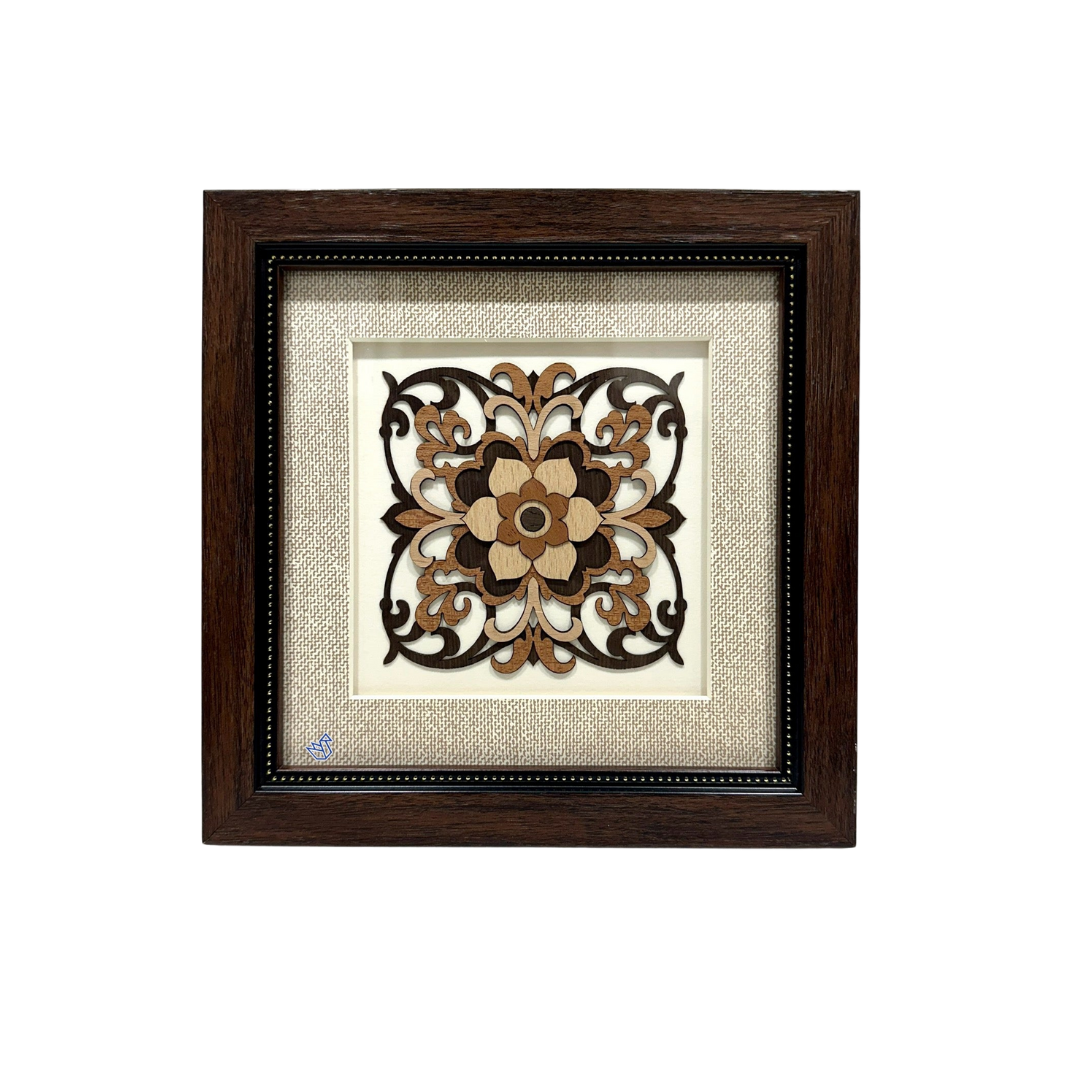 Deco Designer Frames Excellent Quality Artwork 3D Wooden Table Top Tamrapatra