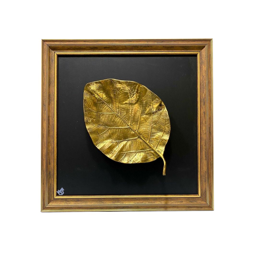 Brass Leaf Decor With Classy Frames Handcrafted Collection From Tamrapatra
