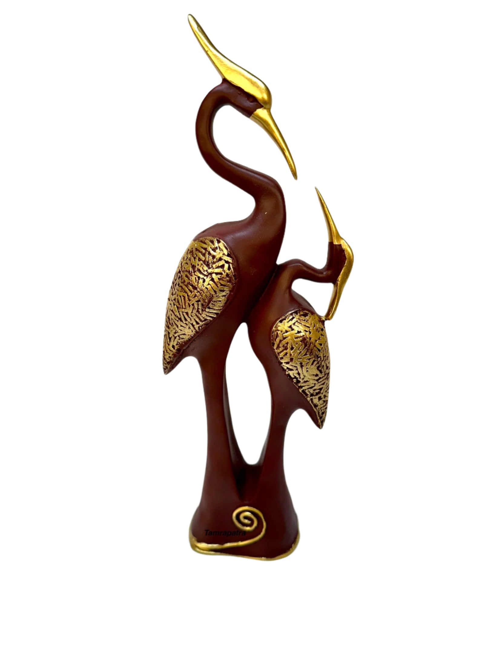 Crane Pair Birds Authentic Display of Articles In Various Colors From Tamrapatra