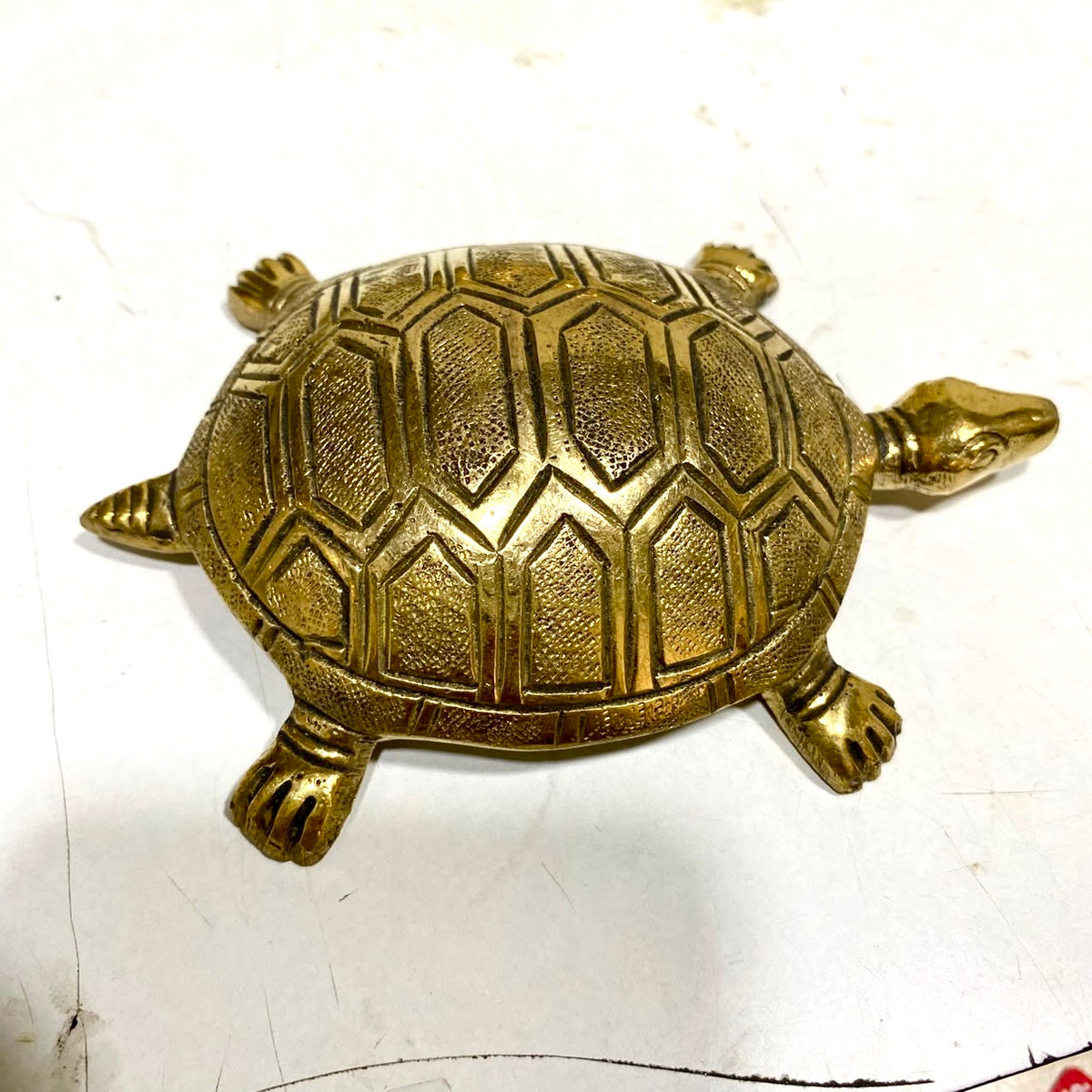 Handcrafted Brass Tortoise Vastu Luck Animal Exclusive Collection By Tamrapatra