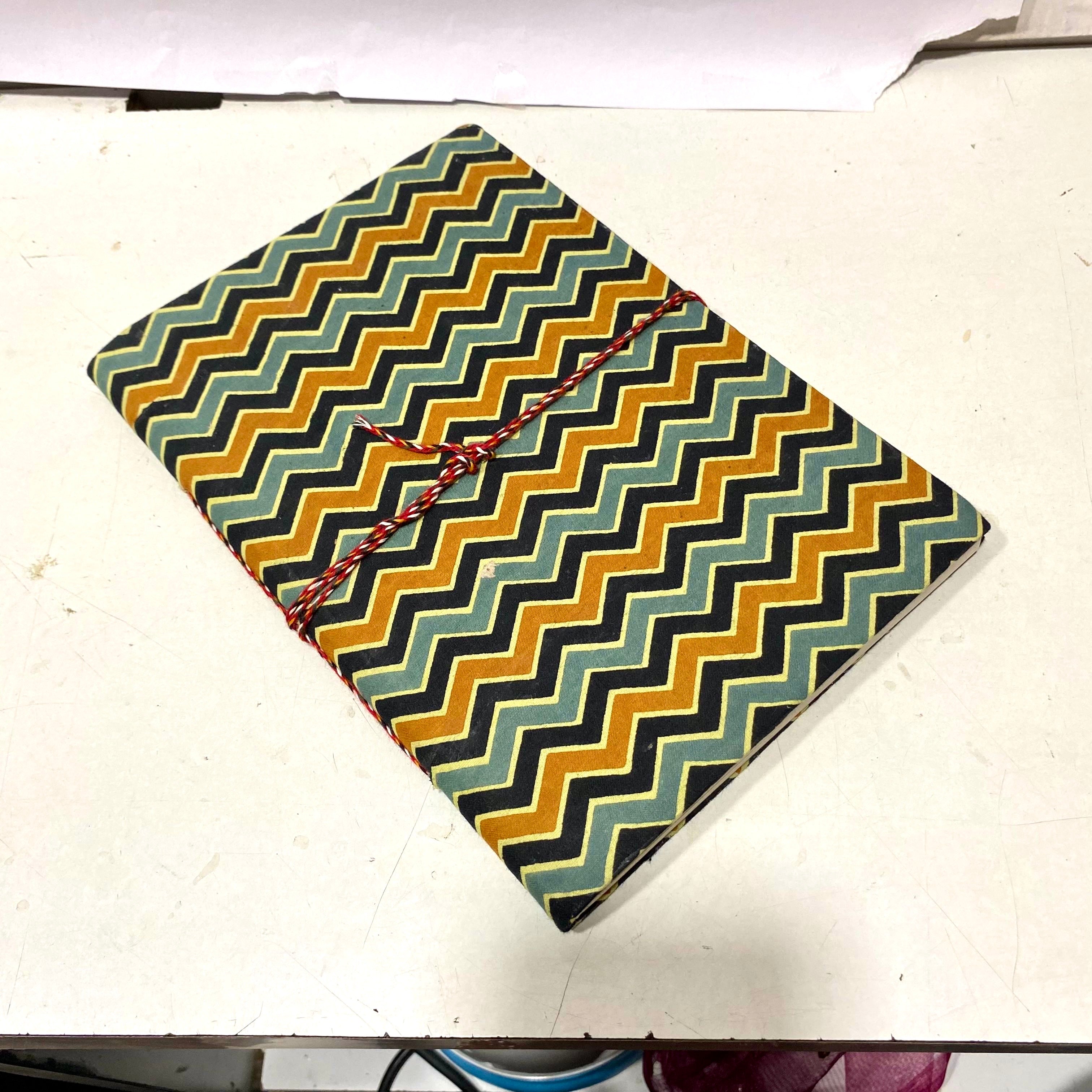 Handmade Paper Diary Gifting Collection Floral Cloth Painting XL Tamrapatra