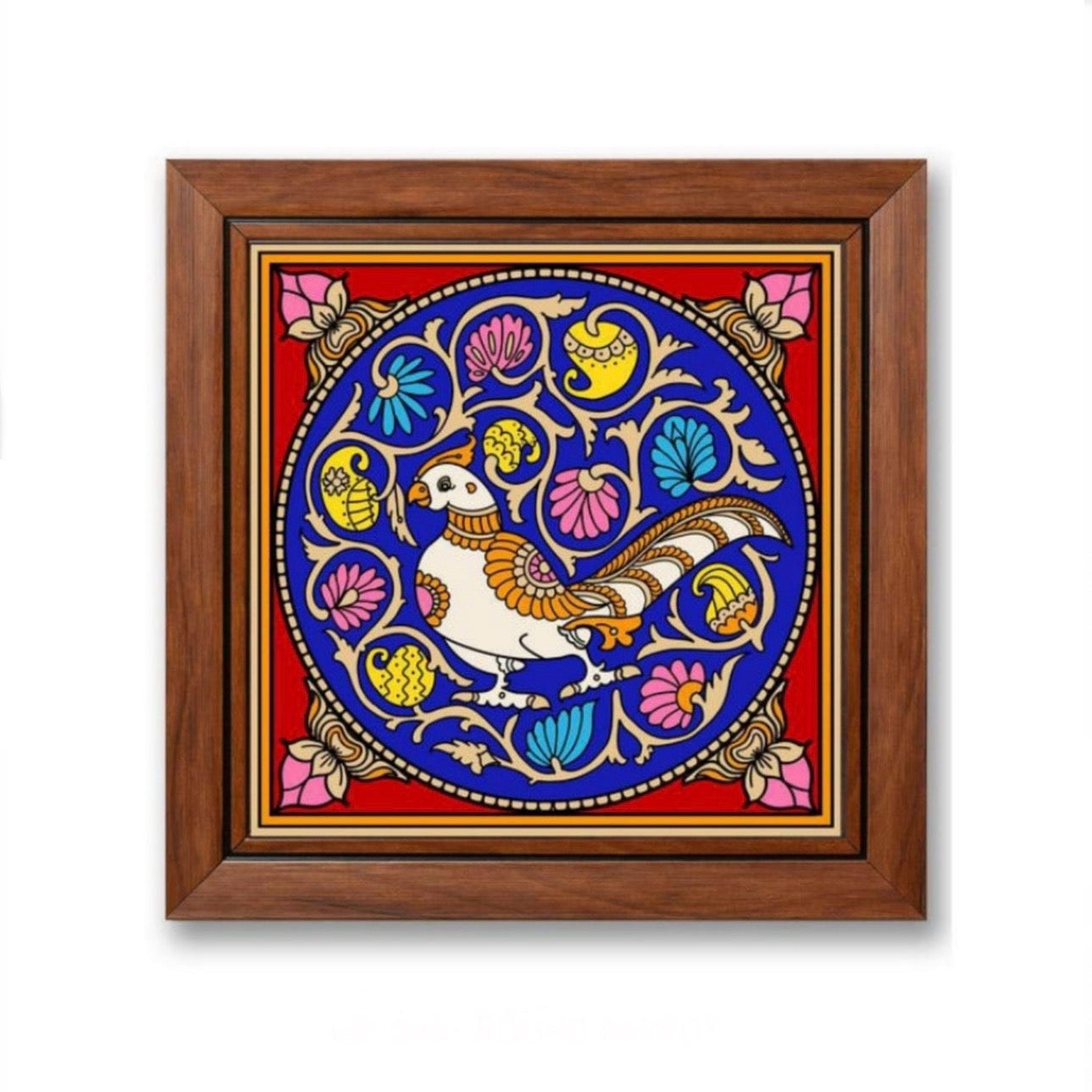 Birds Theme Tanjore Reverse Glass Paintings Frame In Various Designs By Tamrapatra