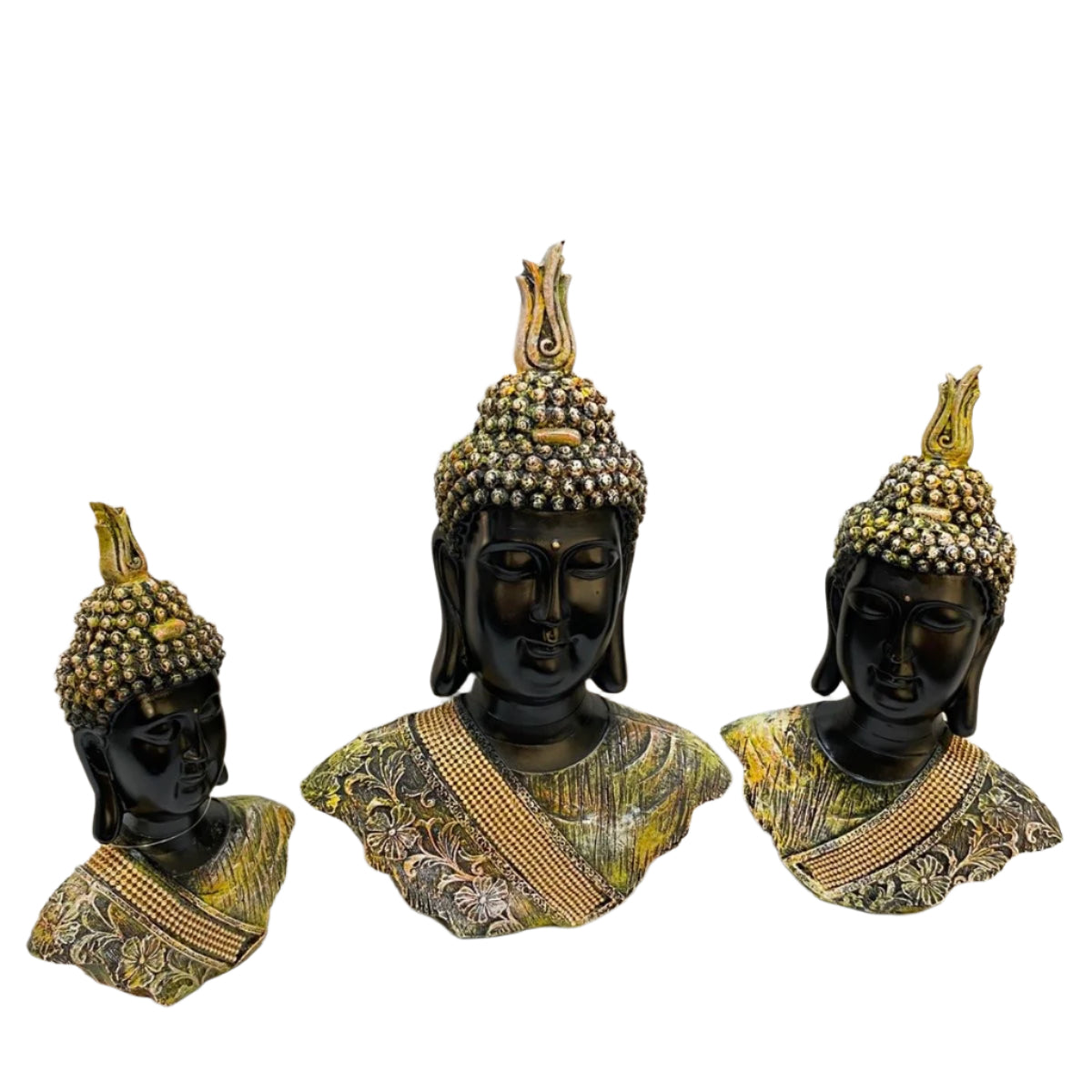 Buddha Bust Sculpture Face Spiritual Collection Extraordinary From Tamrapatra