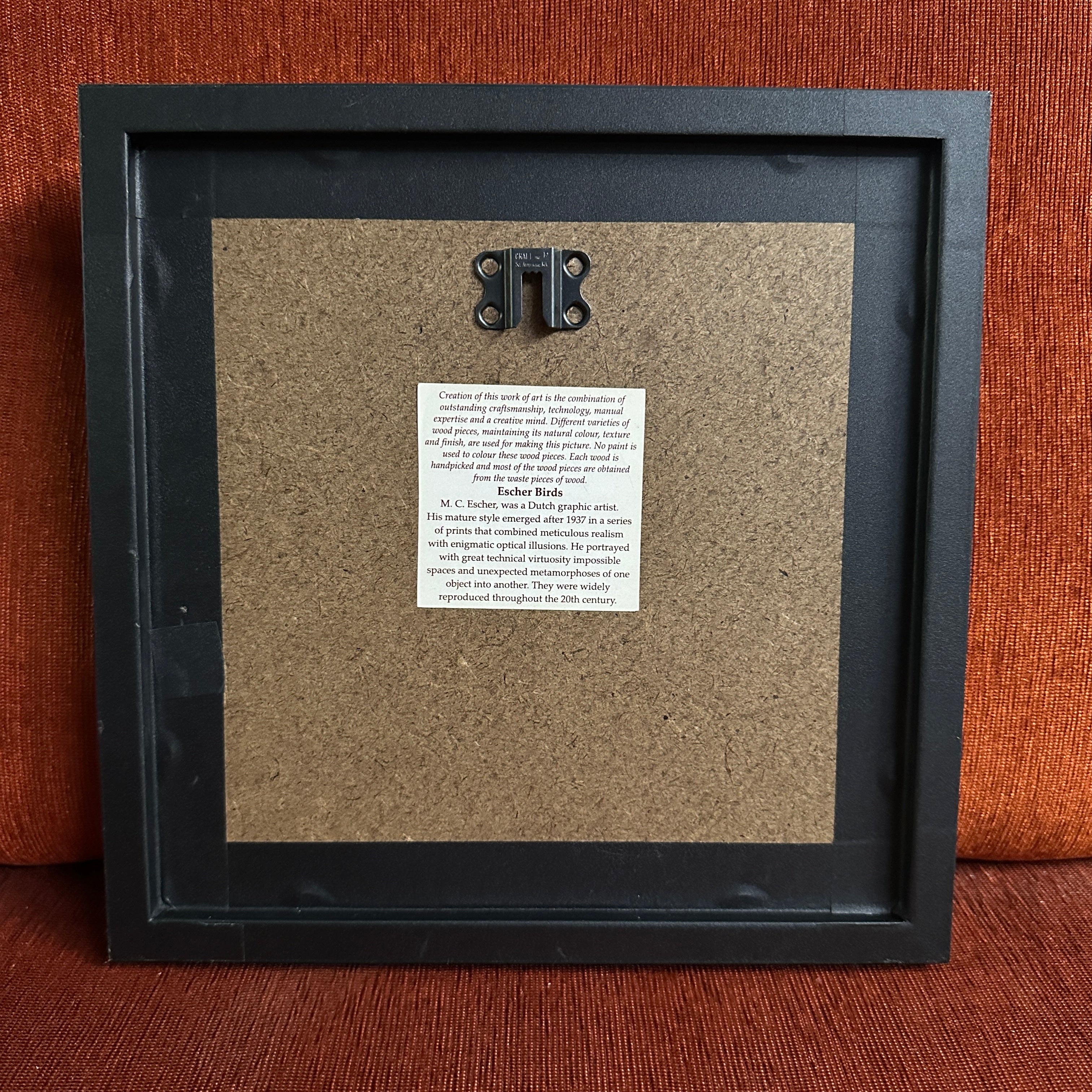 Birds Design Wooden Artwork Frame Designed Wall Décor From Tamrapatra