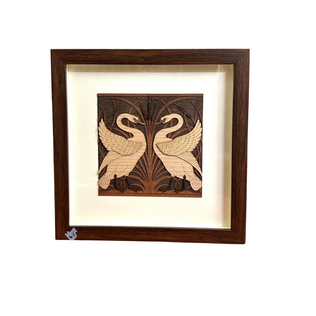 Birds Design Wooden Artwork Frame Designed Wall Décor From Tamrapatra