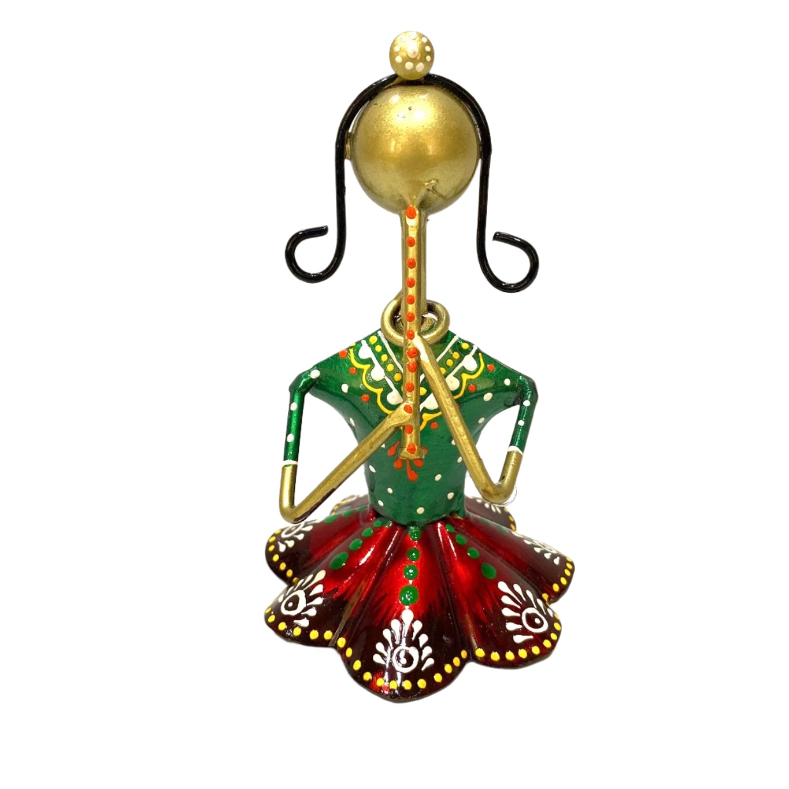 Ethnic Woman Dancing In Various Shades Metal Artefacts From Tamrapatra - Tamrapatra