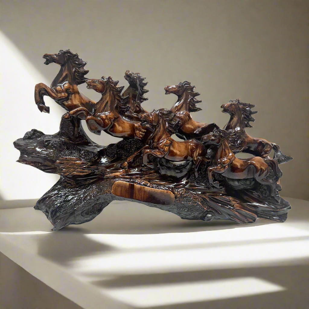 7 Horse Resin Art Creations Interior Ideas For Homes Tamrapatra