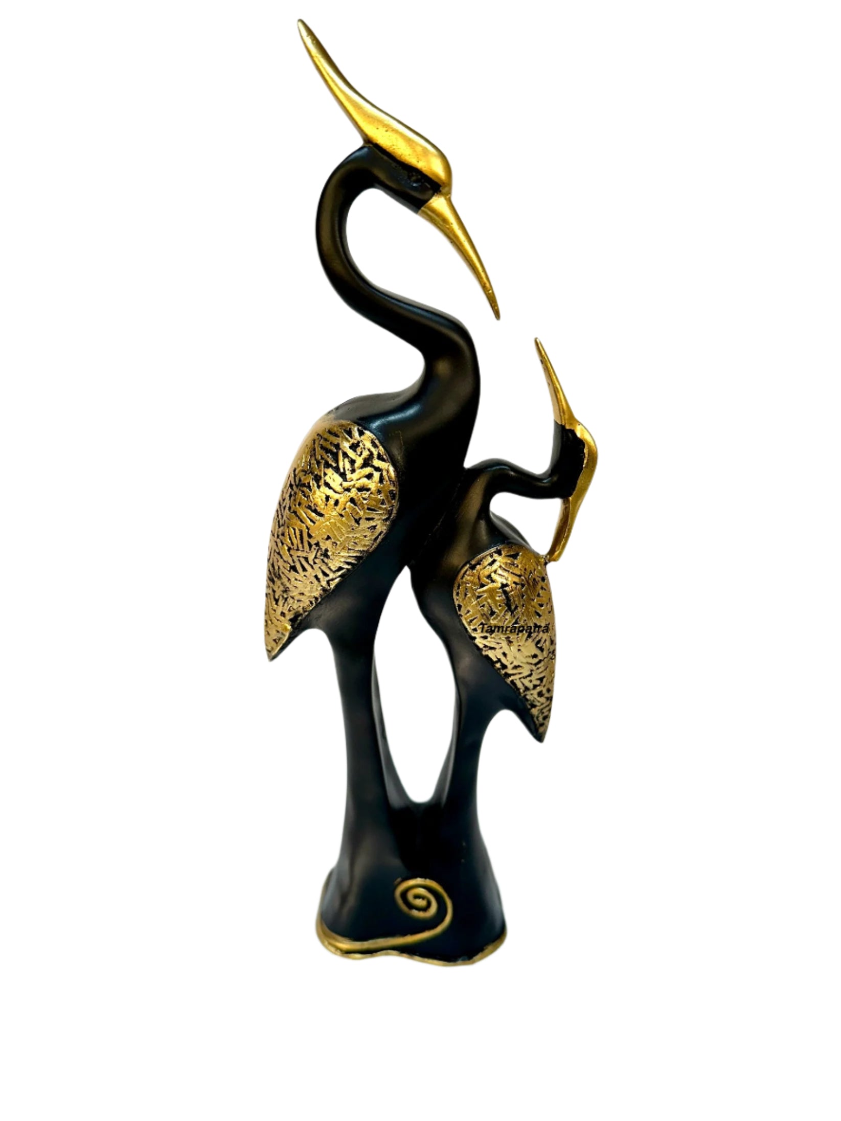 Crane Pair Birds Authentic Display of Articles In Various Colors From Tamrapatra