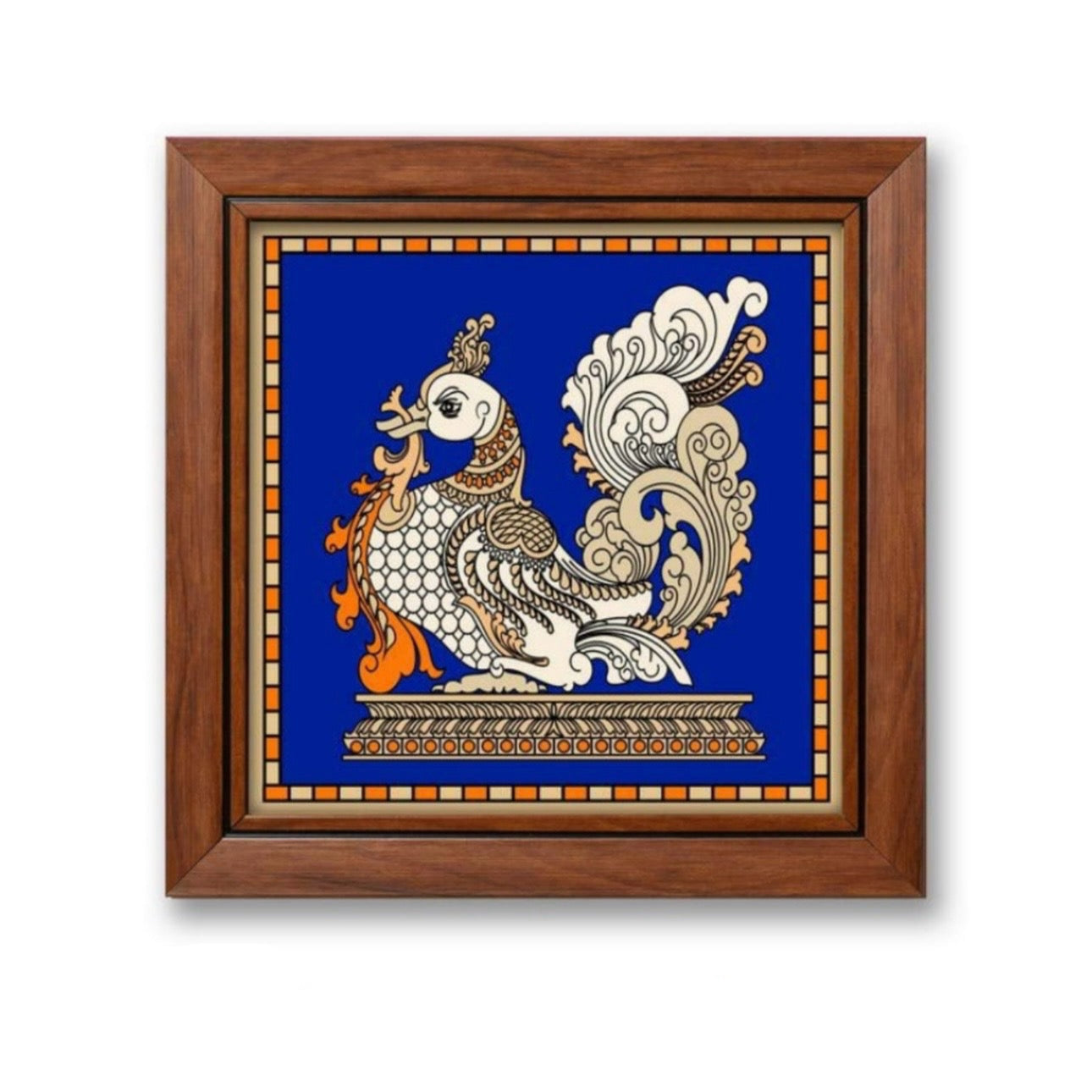 Birds Theme Tanjore Reverse Glass Paintings Frame In Various Designs By Tamrapatra