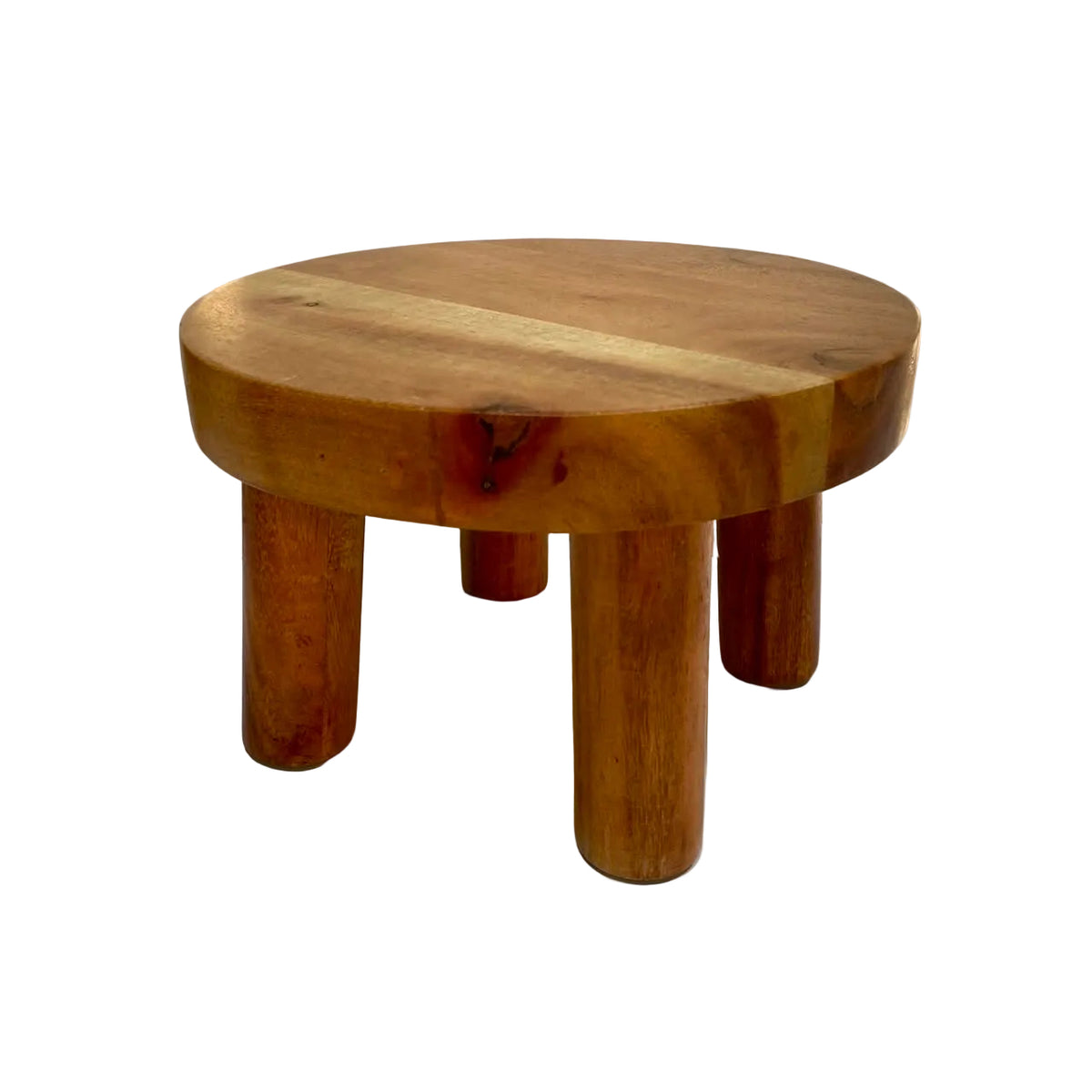 Sturdy Solid Wood Table In Unique Cutout Round Design FromTamrapatra