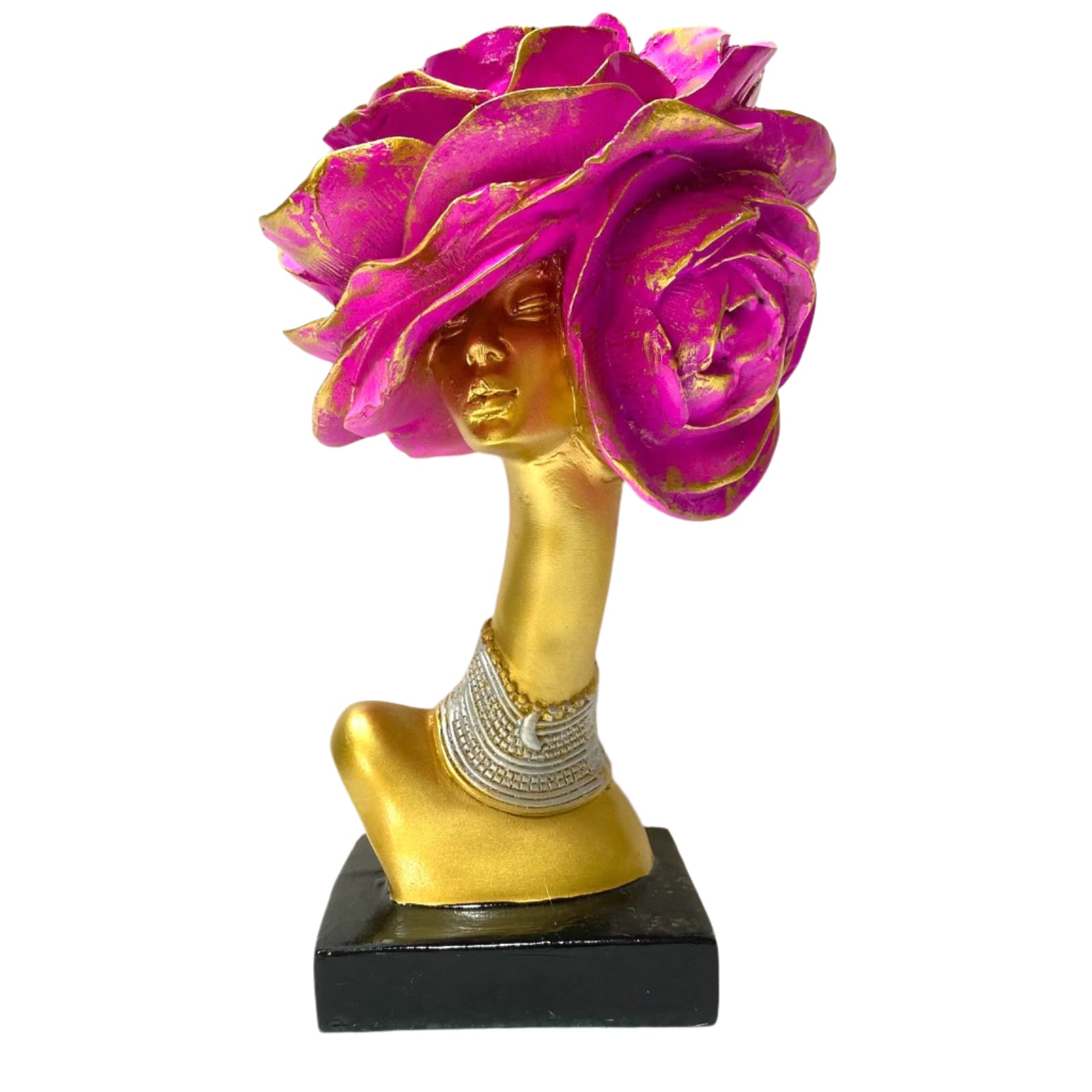 Lady In Pink Hair Gold Shades Interior Design Modern Art Exclusive By Tamrapatra