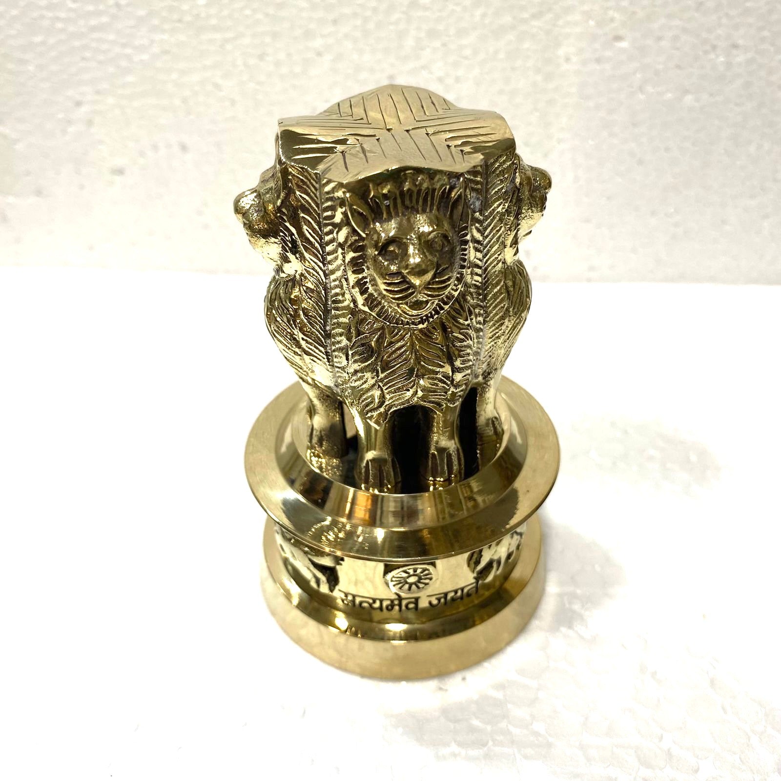 Brass National Emblem In Various Size Handcrafted Best Quality By Tamrapatra