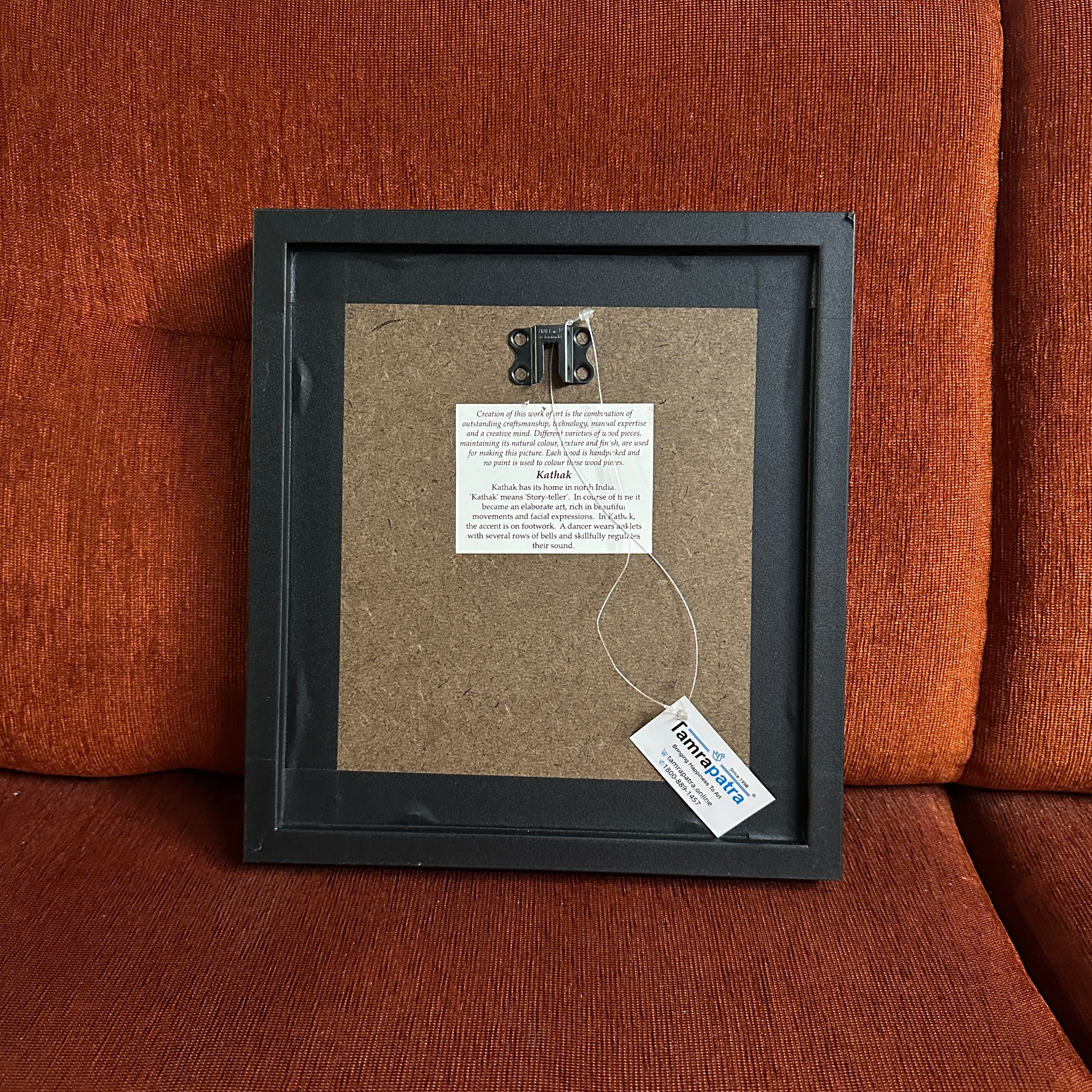 Kathak Bharatnatyam Kathakali Indian Dancer Carved From Wood Tamrapatra