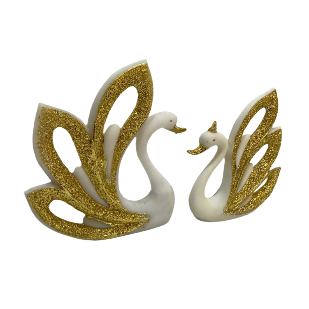 Love Birds Swan Pair Resin Art Home Decor Showpiece New Models By Tamrapatra