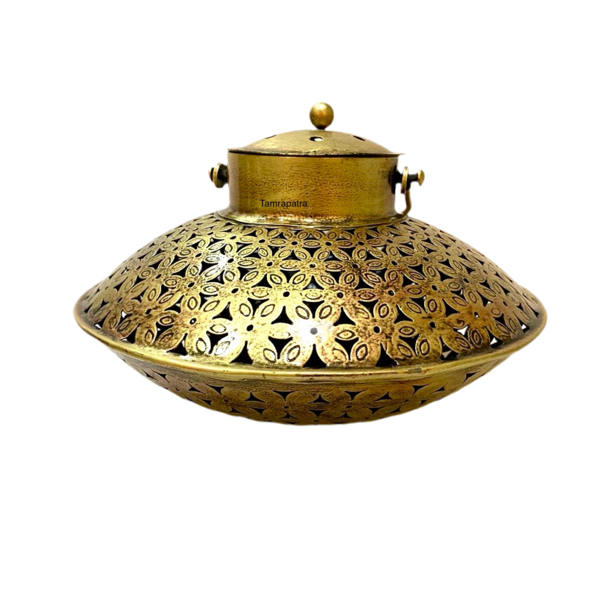 Handi Style Hanging Tea Light Holder Metal Lantern Vintage Art By Tamrapatra - Tamrapatra