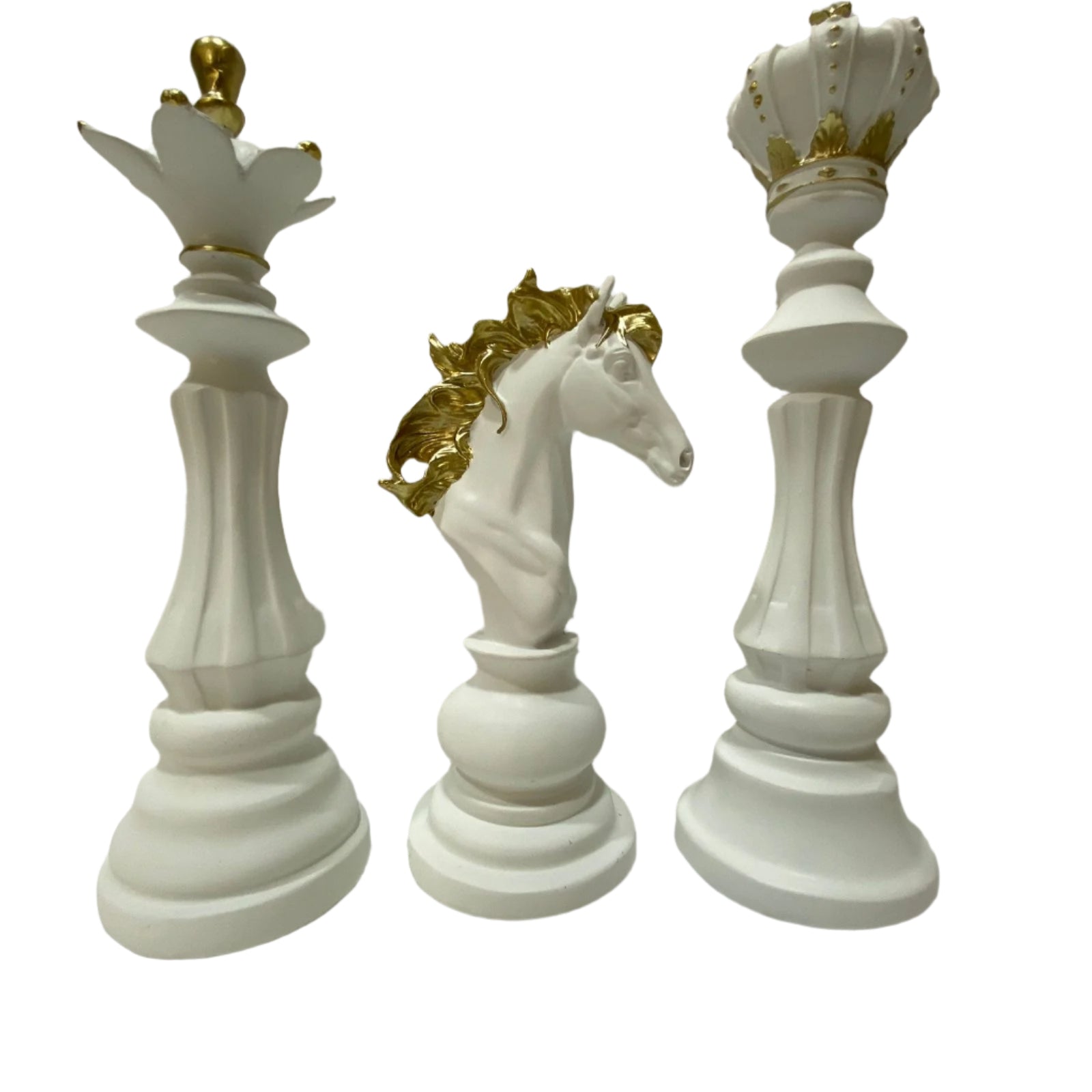 Chess Lovers Resin Showpiece Set Of 3 Exclusive Gifting's From Tamrapatra