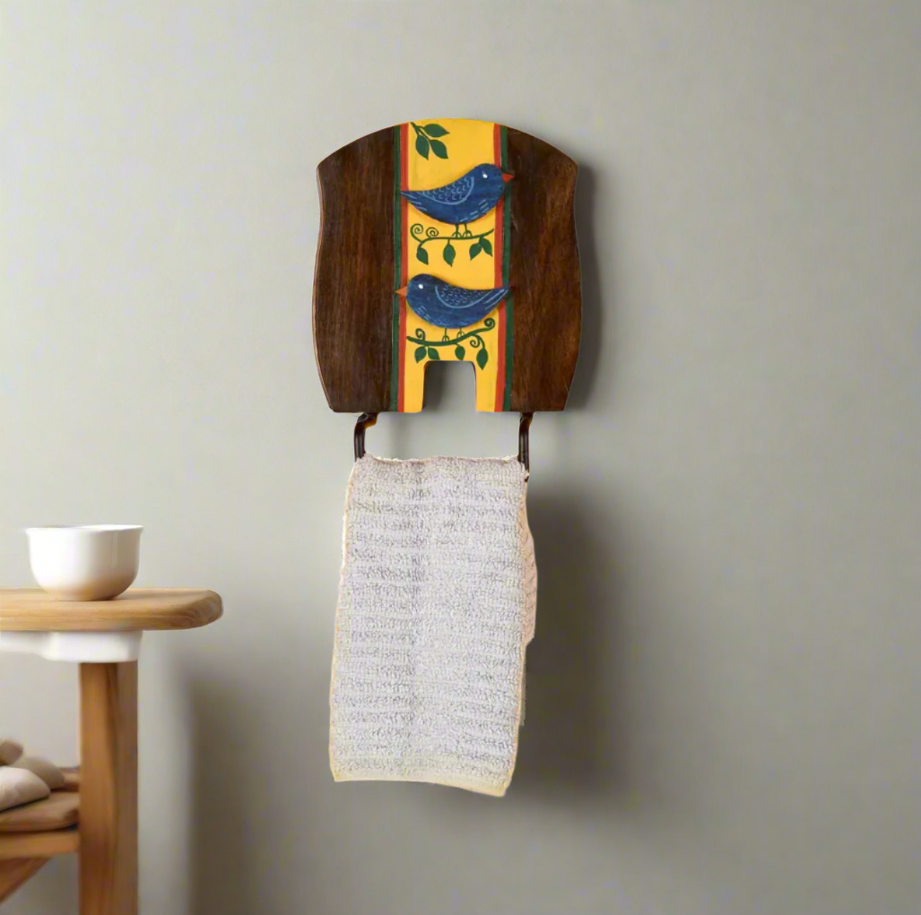Bring Exclusive Birds Designed Towel Holder For Your Sweet Home Tamrapatra