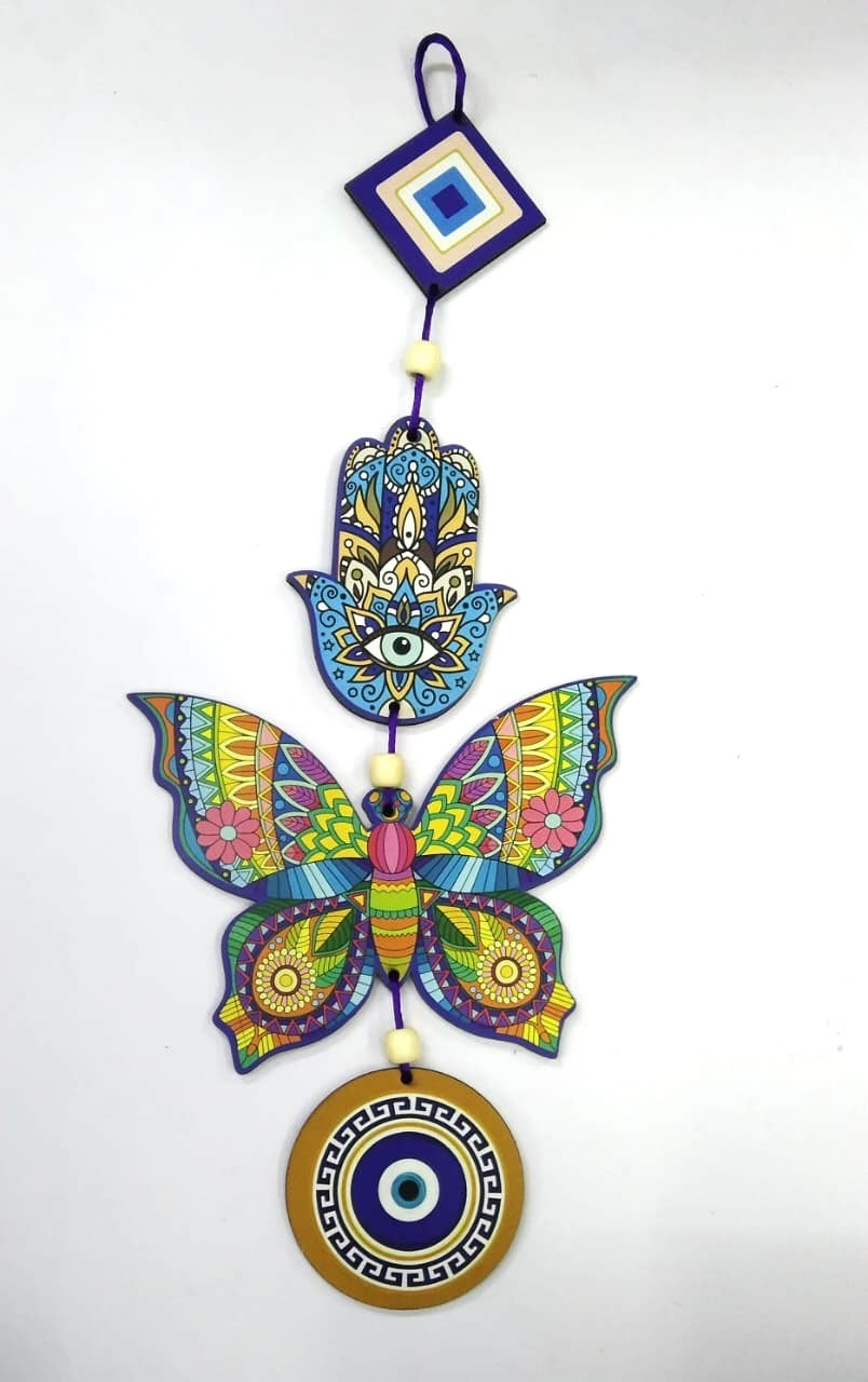 Welcome Chime Home Hanging In Wooden Home Decoration Art From Tamrapatra