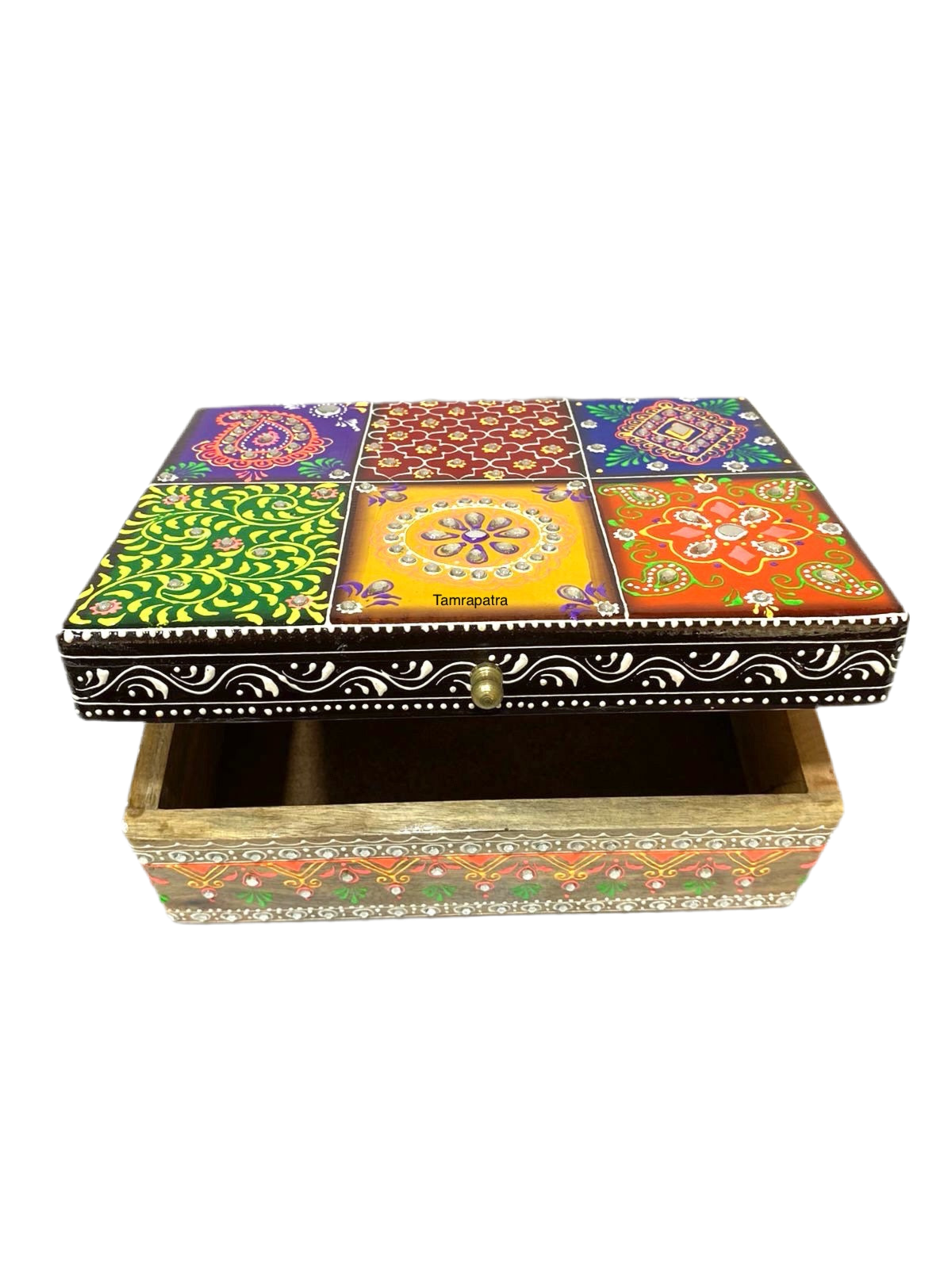 Wooden Storage Box Various Finish To Store Jewelry New Standard Size Tamrapatra