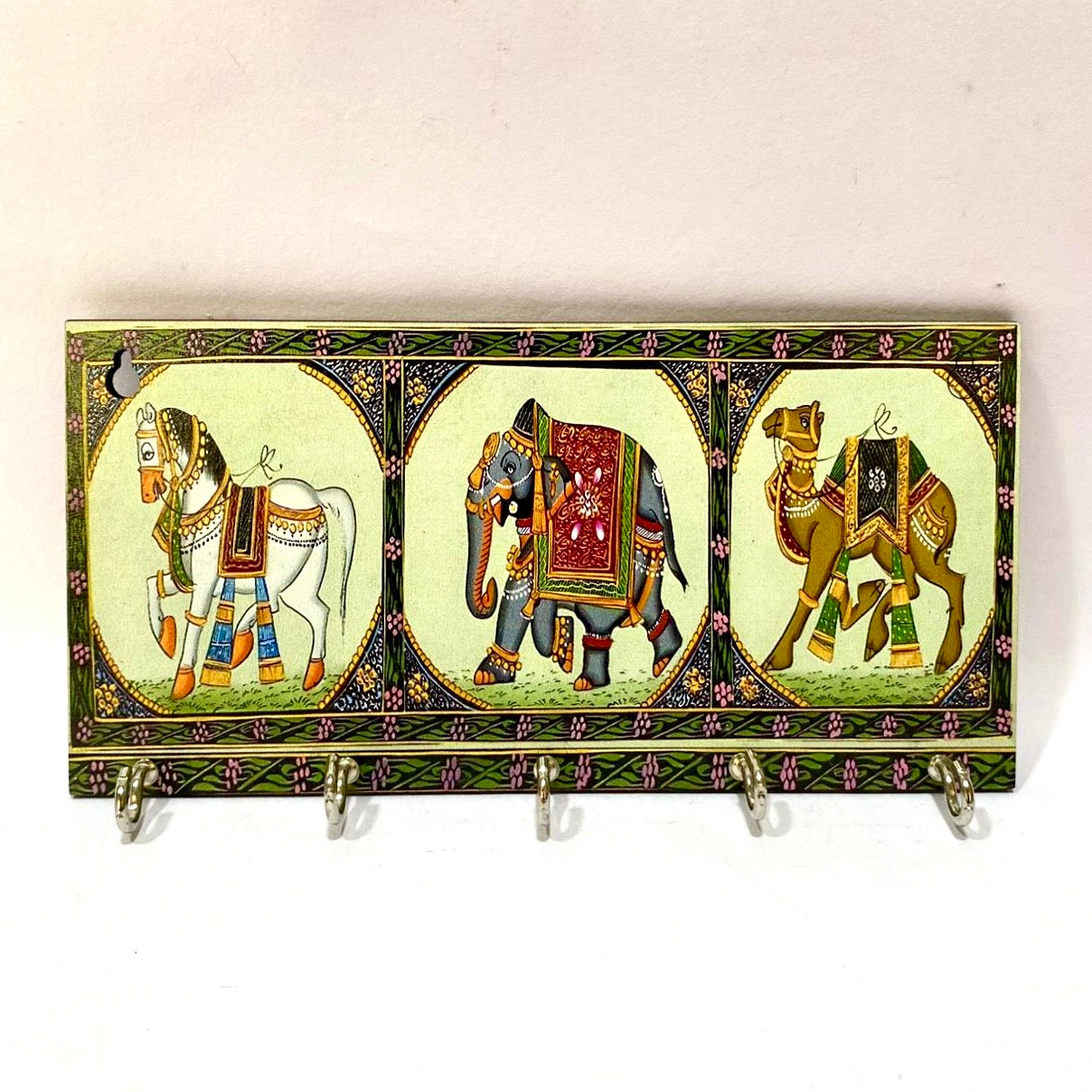 Various Concepts Of Indian Heritage Key Holders Collection MDF From Tamrapatra