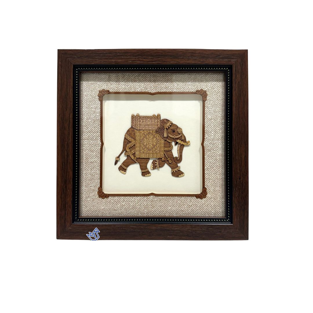 Wooden Animals Depiction Frame Exclusive Artware Available At Tamrapatra