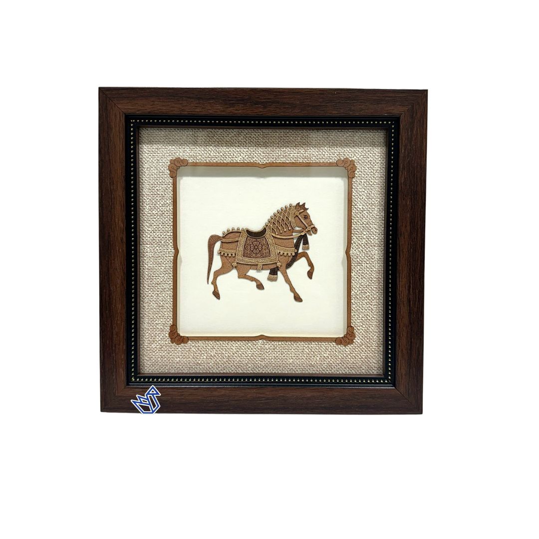 Wooden Animals Depiction Frame Exclusive Artware Available At Tamrapatra