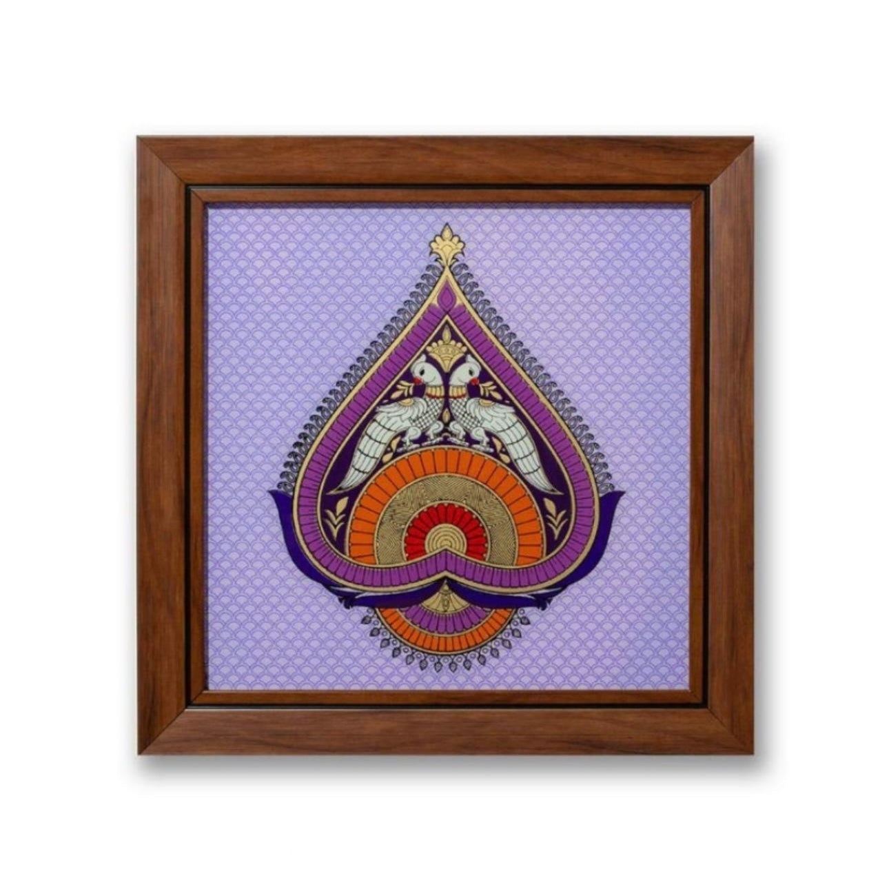 Birds Theme Tanjore Reverse Glass Paintings Frame In Various Designs By Tamrapatra