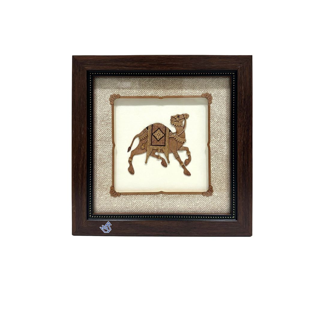 Wooden Animals Depiction Frame Exclusive Artware Available At Tamrapatra
