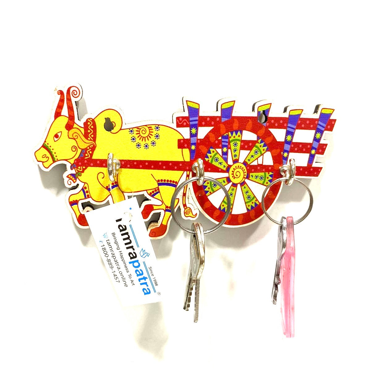 Various Concepts Of Indian Heritage Key Holders Collection MDF From Tamrapatra