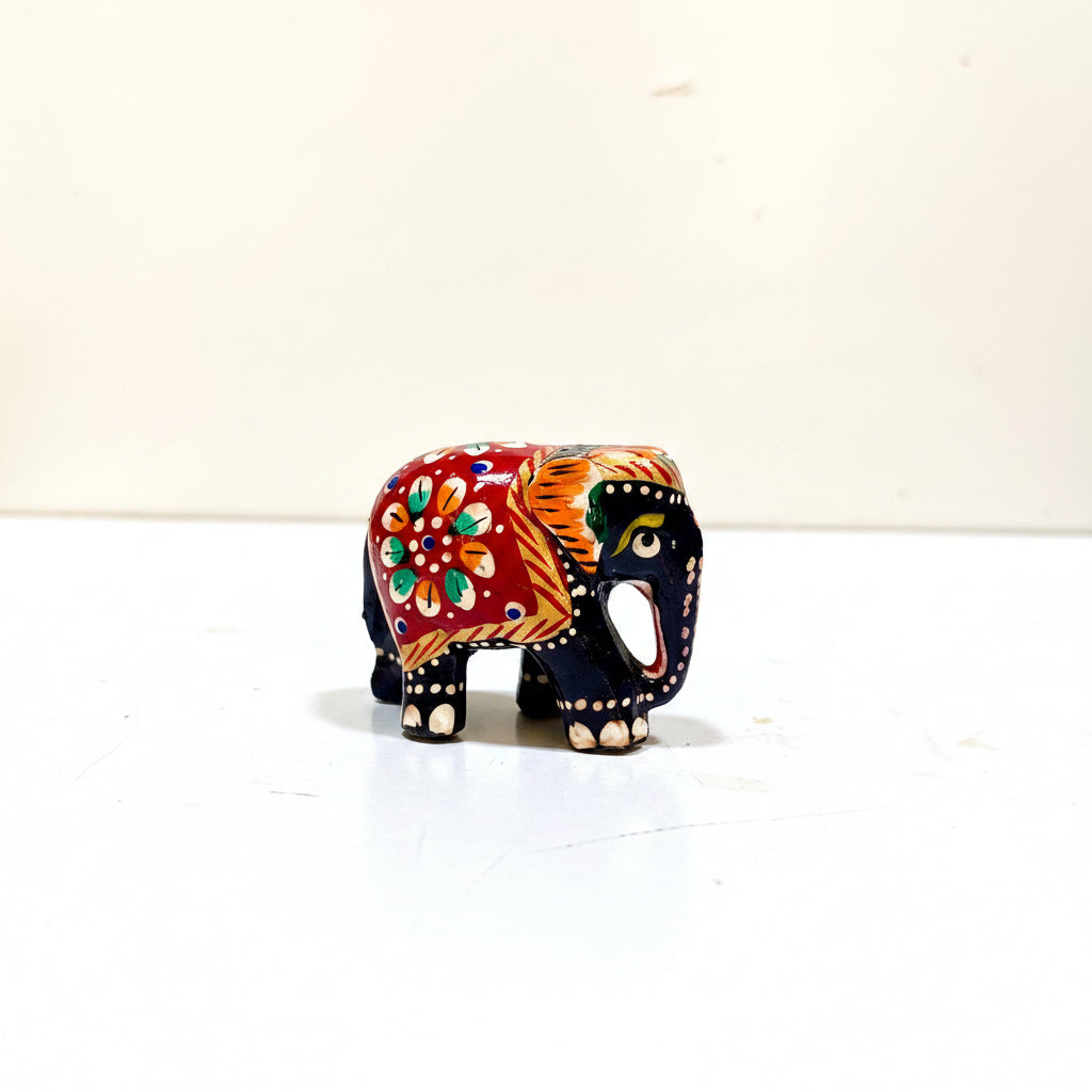 Various Shades Of Elephants Meena Hand Painted Indian Art Only From Tamrapatra