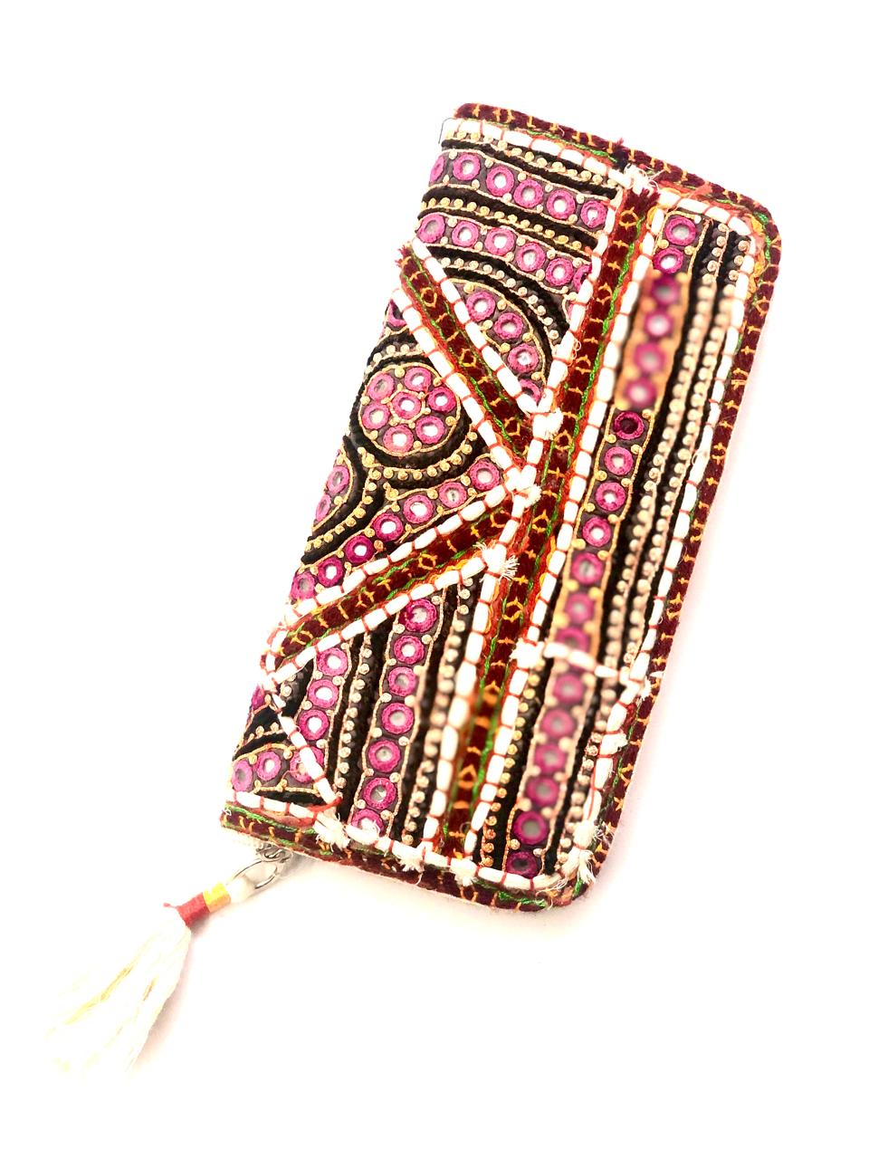 Clutch Purse Fashion Accessories Carry Bags Handcrafted Embroidery From Tamrapatra